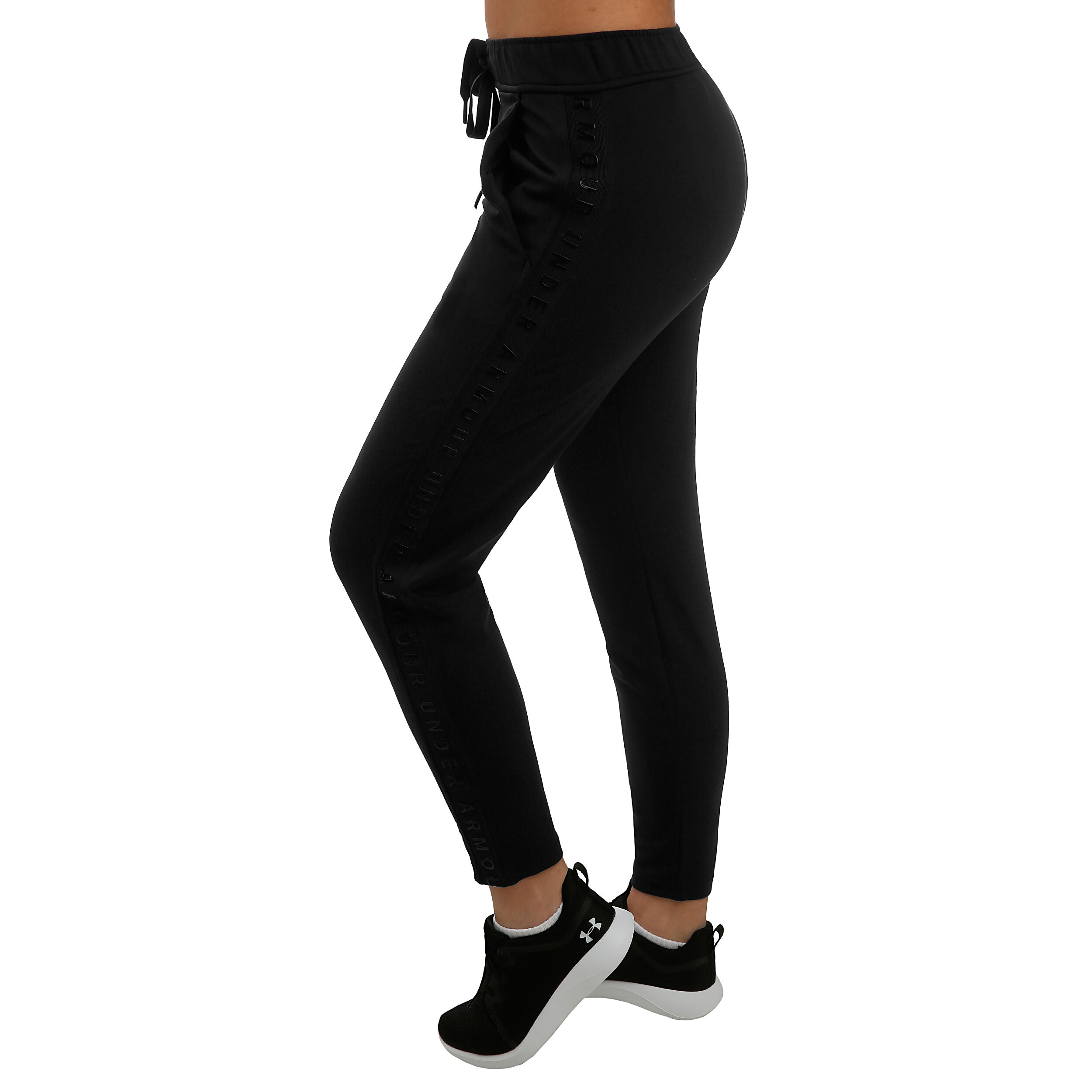 Featherweight Fleece Training Pants Women Black Lightgrey