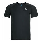 Odlo Clothing Odlo Crew Neck Essential Chill-Tech Running Shirt Men-Black