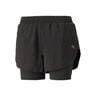 Run Favorite Woven 2in1 3in Running Shorts Women-Black