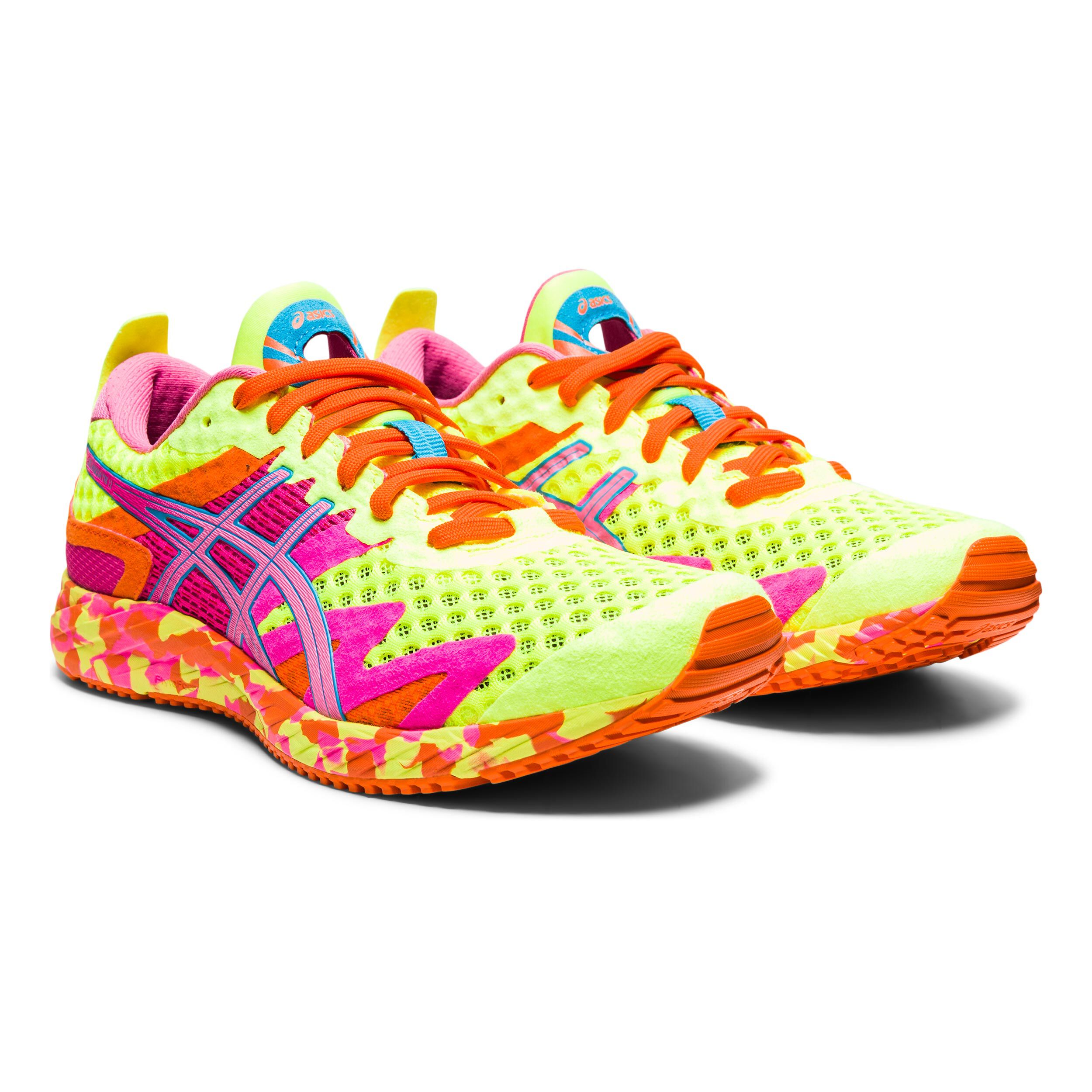 Buy ASICS Gel Noosa Tri 12 Competition Running Shoe Women Neon Yellow Orange in size 44 online Running Point COM