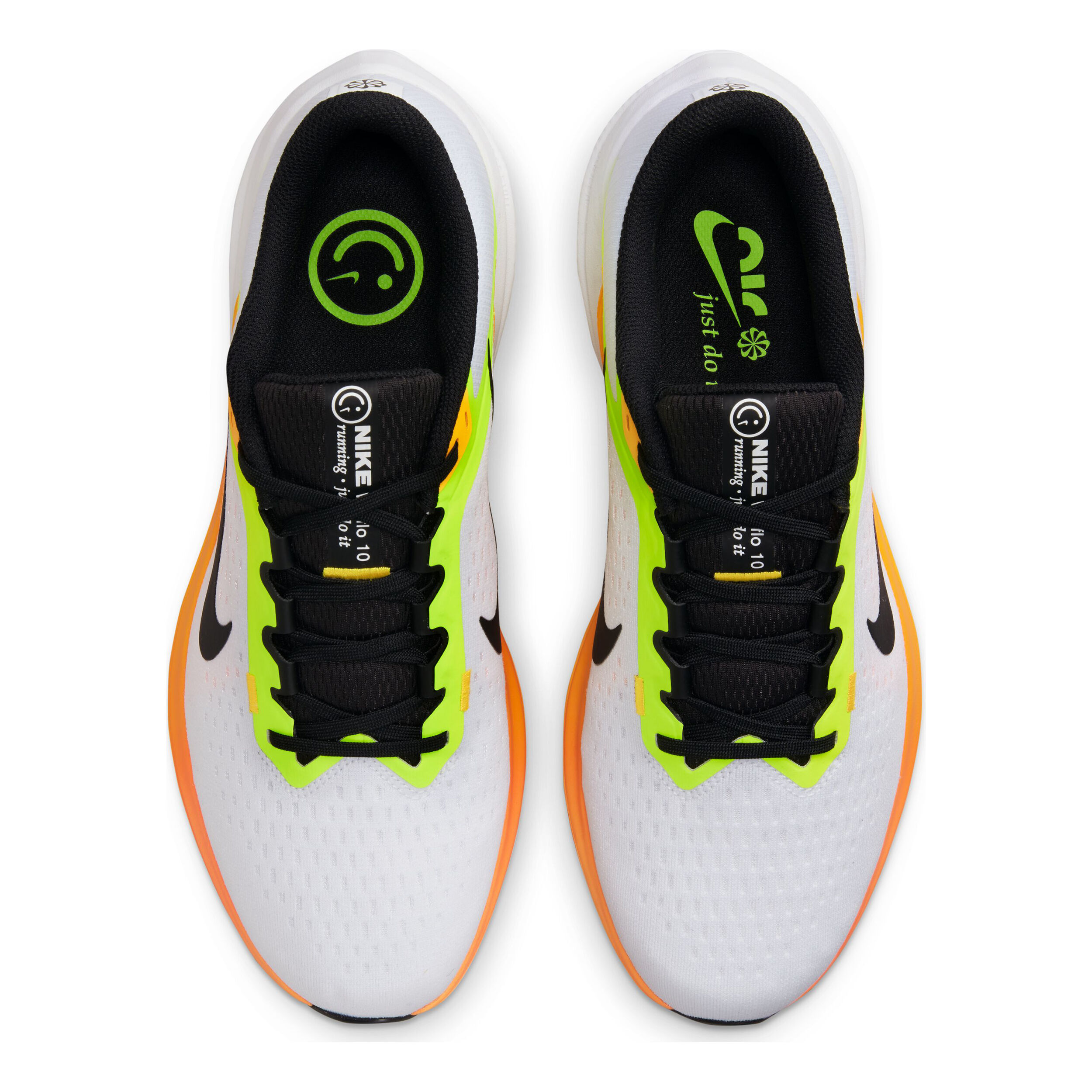 Buy Nike Winflo 10 Neutral Running Shoe Men White Neon Green online Running Point COM