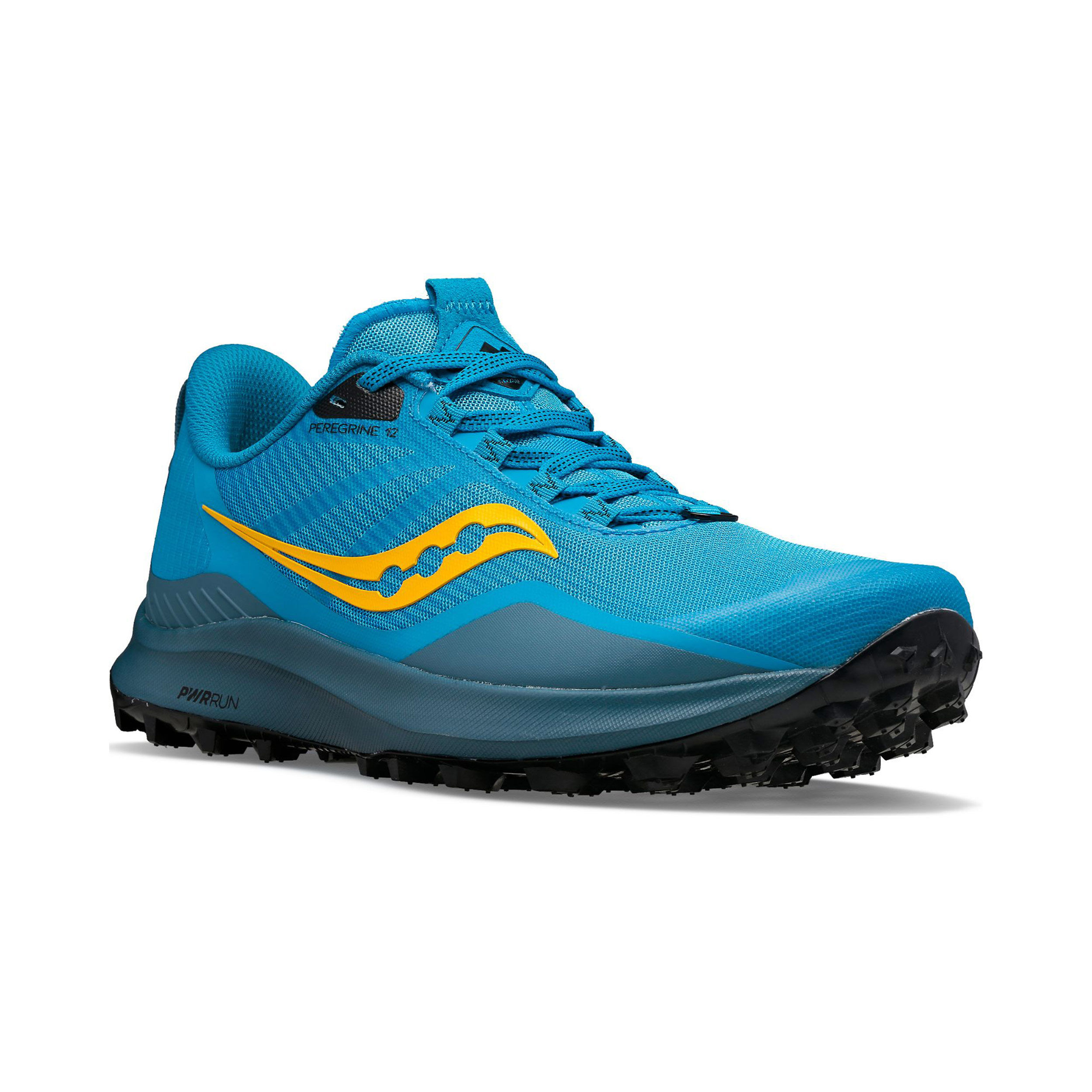Buy Saucony Peregrine 12 Trail Running Shoe Men Blue Yellow online Running Point COM