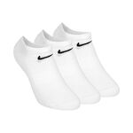 Nike Clothing Nike Everyday Lightweight NoShow Sports Socks 3 Pack-White,Black