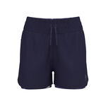 Odlo Clothing Odlo Zeroweight Print 3in 2in1 Running Shorts Women-Dark Blue
