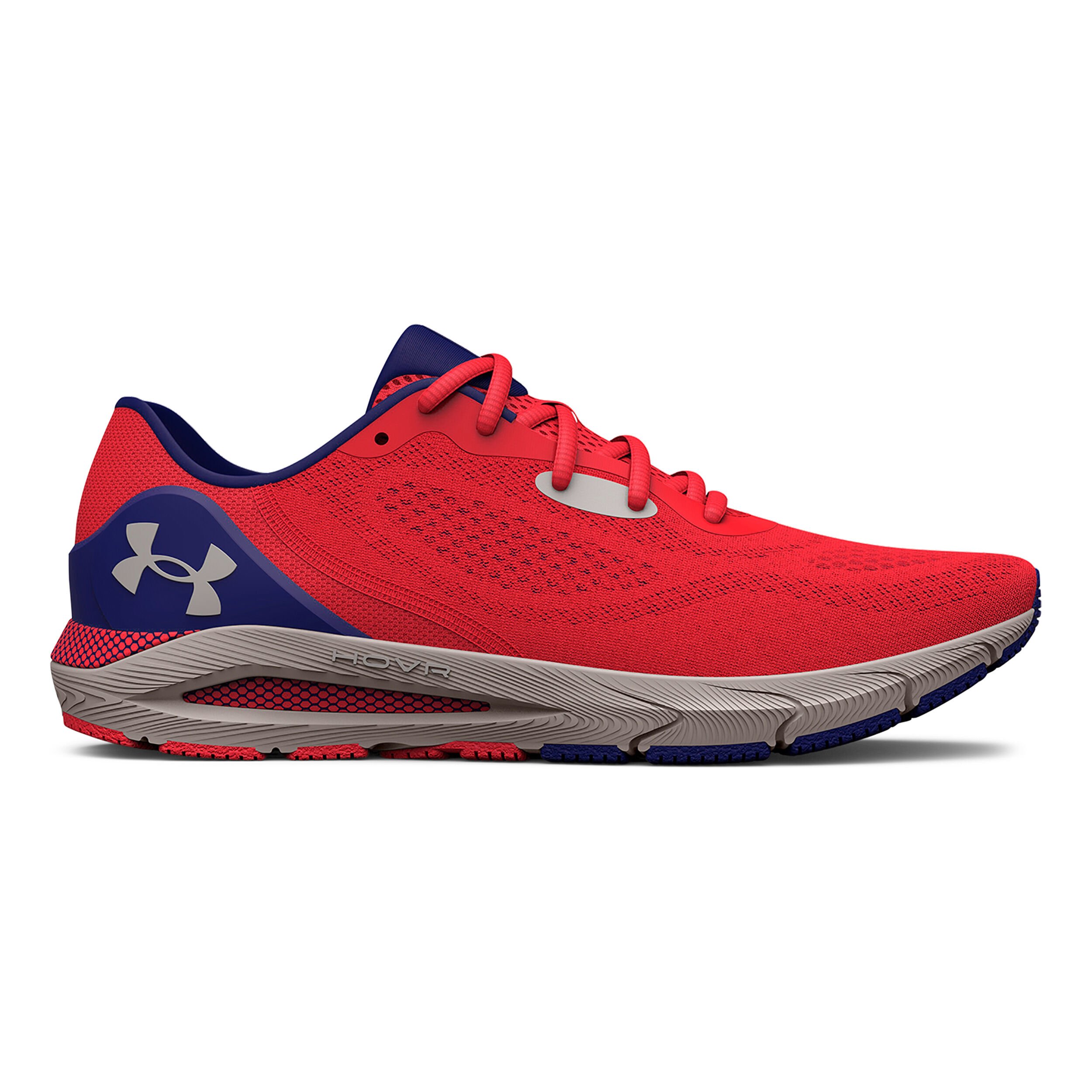 Red and blue under armour shoes hotsell
