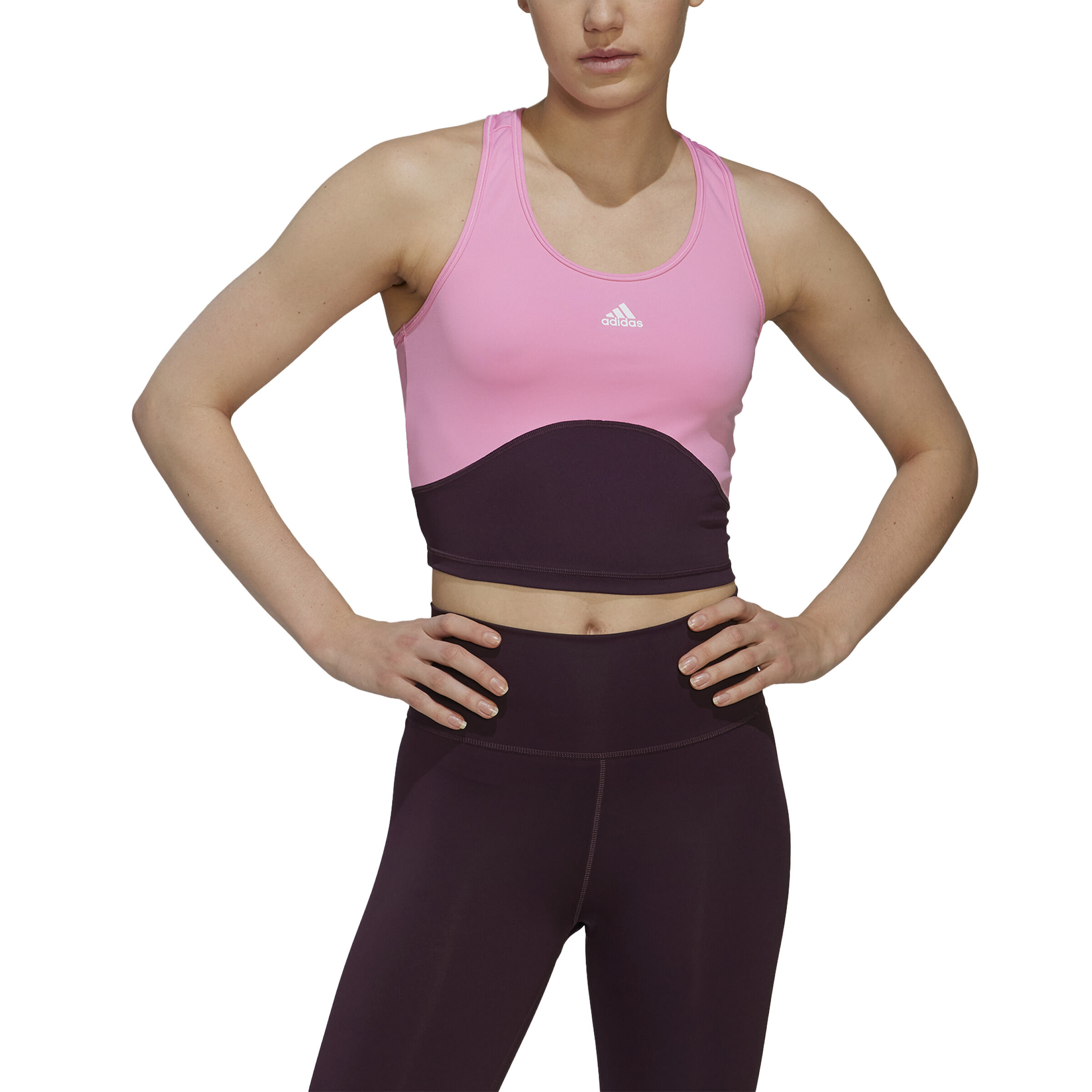 Buy adidas High Intensity Cropped Tank Top Women Pink online Running Point COM