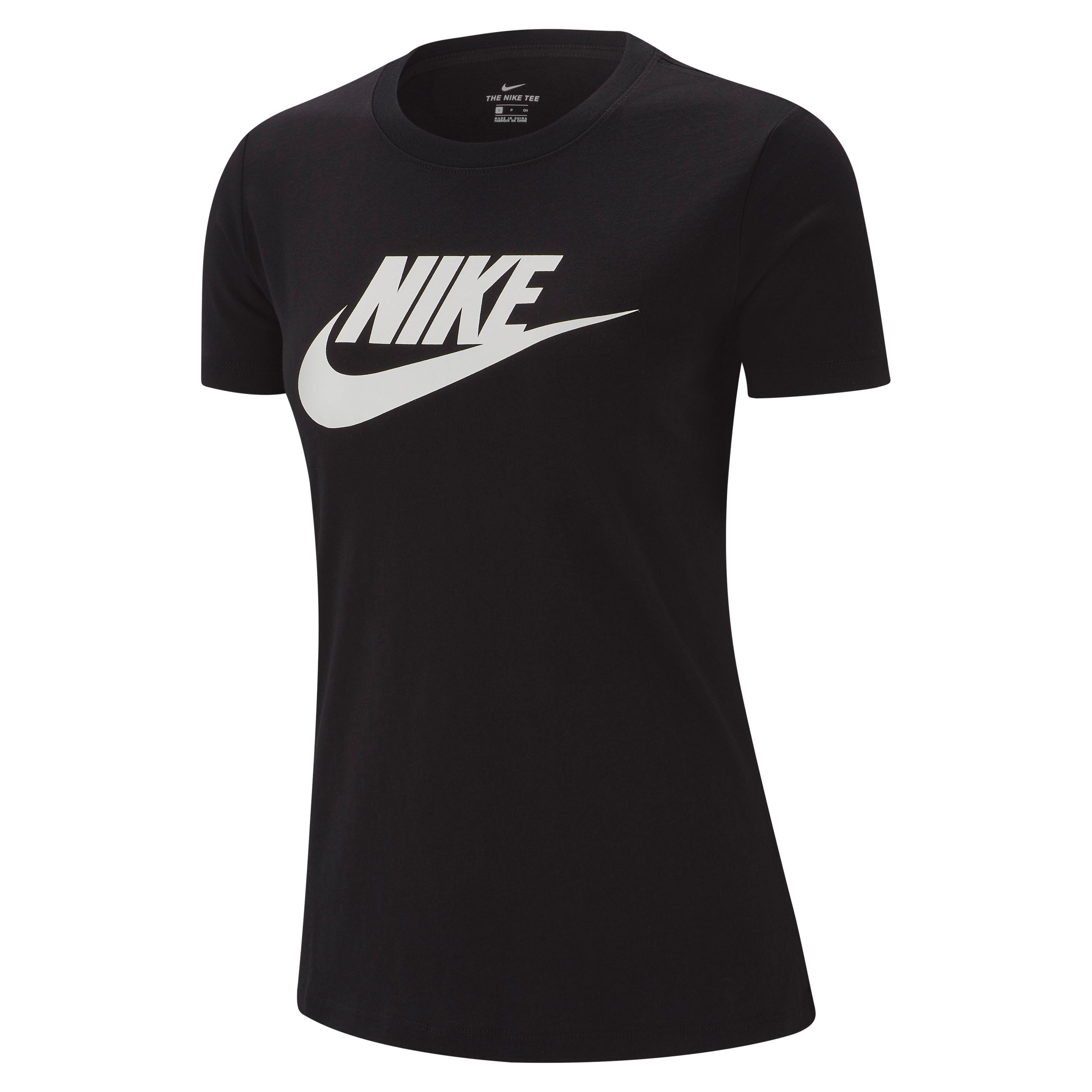Buy Nike Sportswear Essential T Shirt Women Black White online