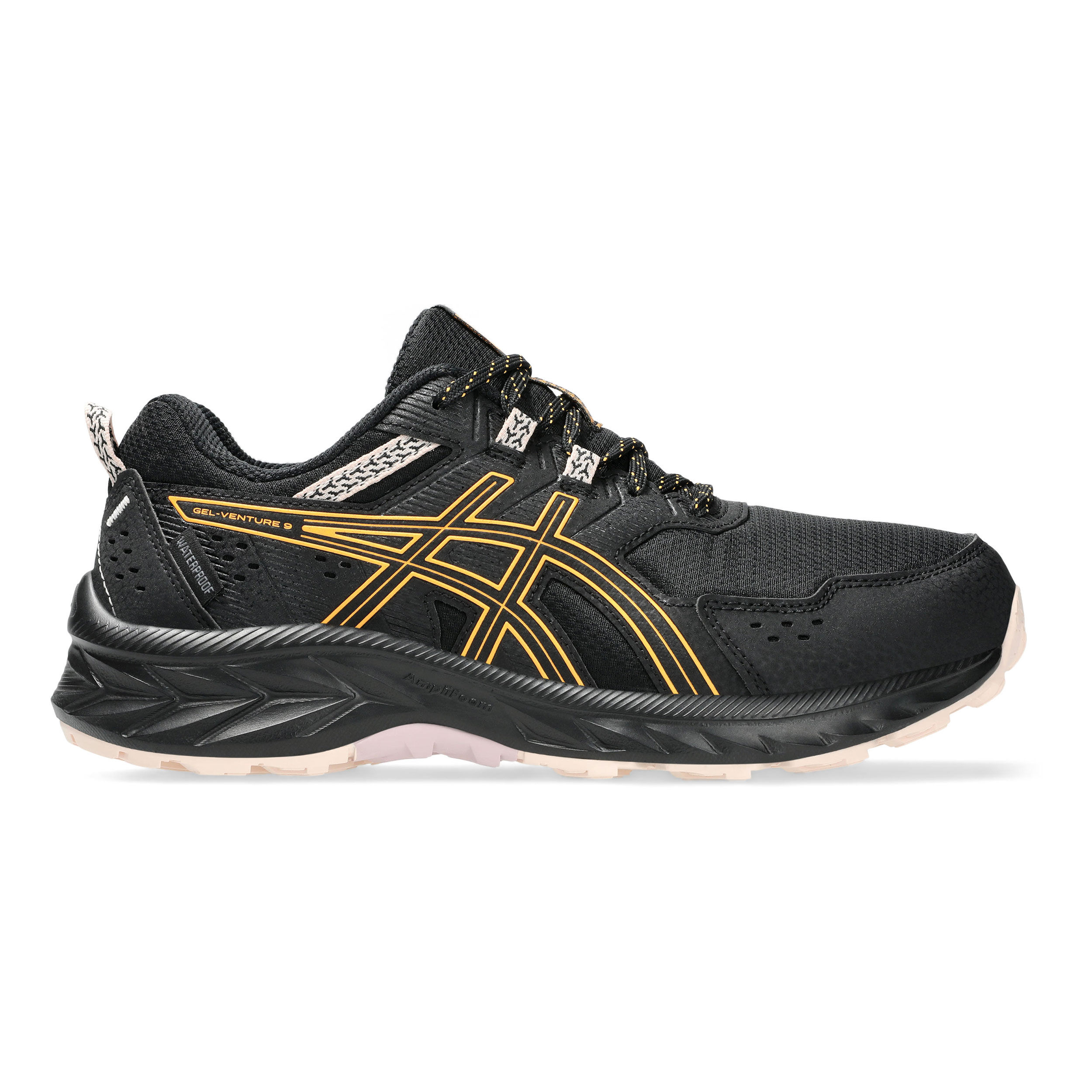 Buy ASICS GEL Venture 9 WP Trail Running Shoe Women Black Orange in size 37 5 online Running Point COM