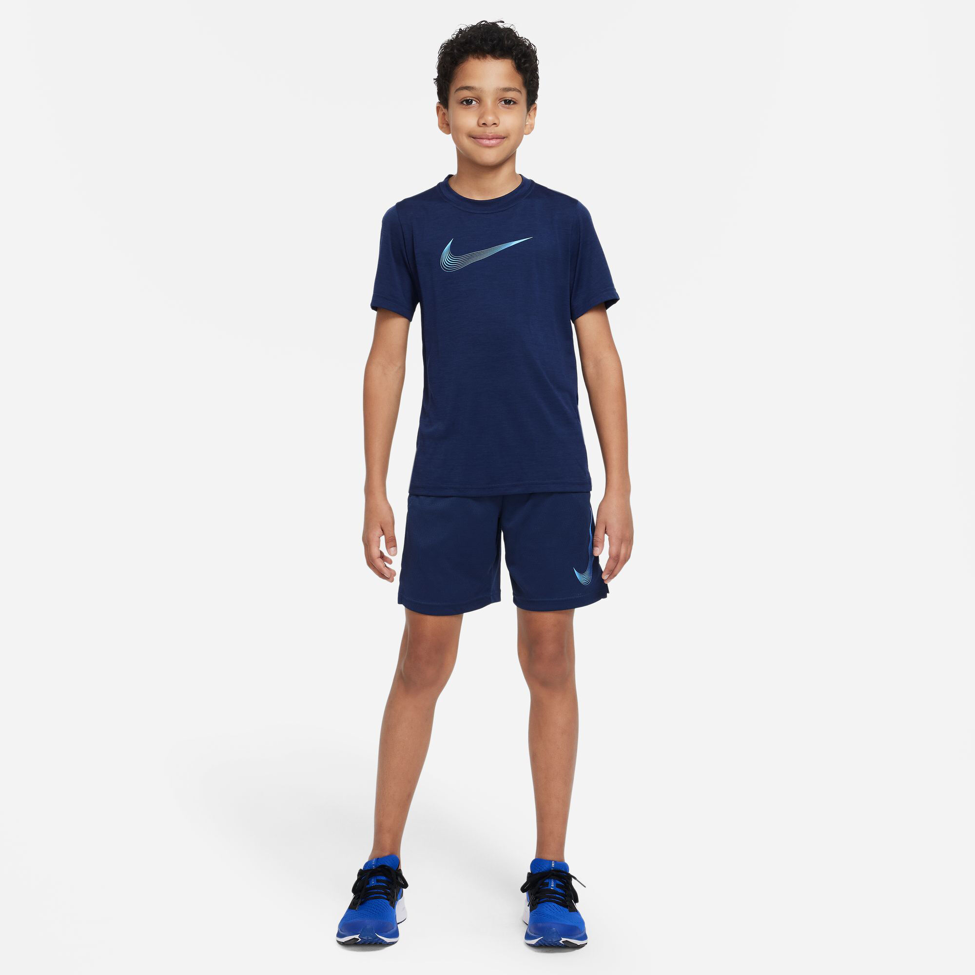 Buy Nike Dri Fit HBR Shorts Boys Dark Blue online Running Point COM