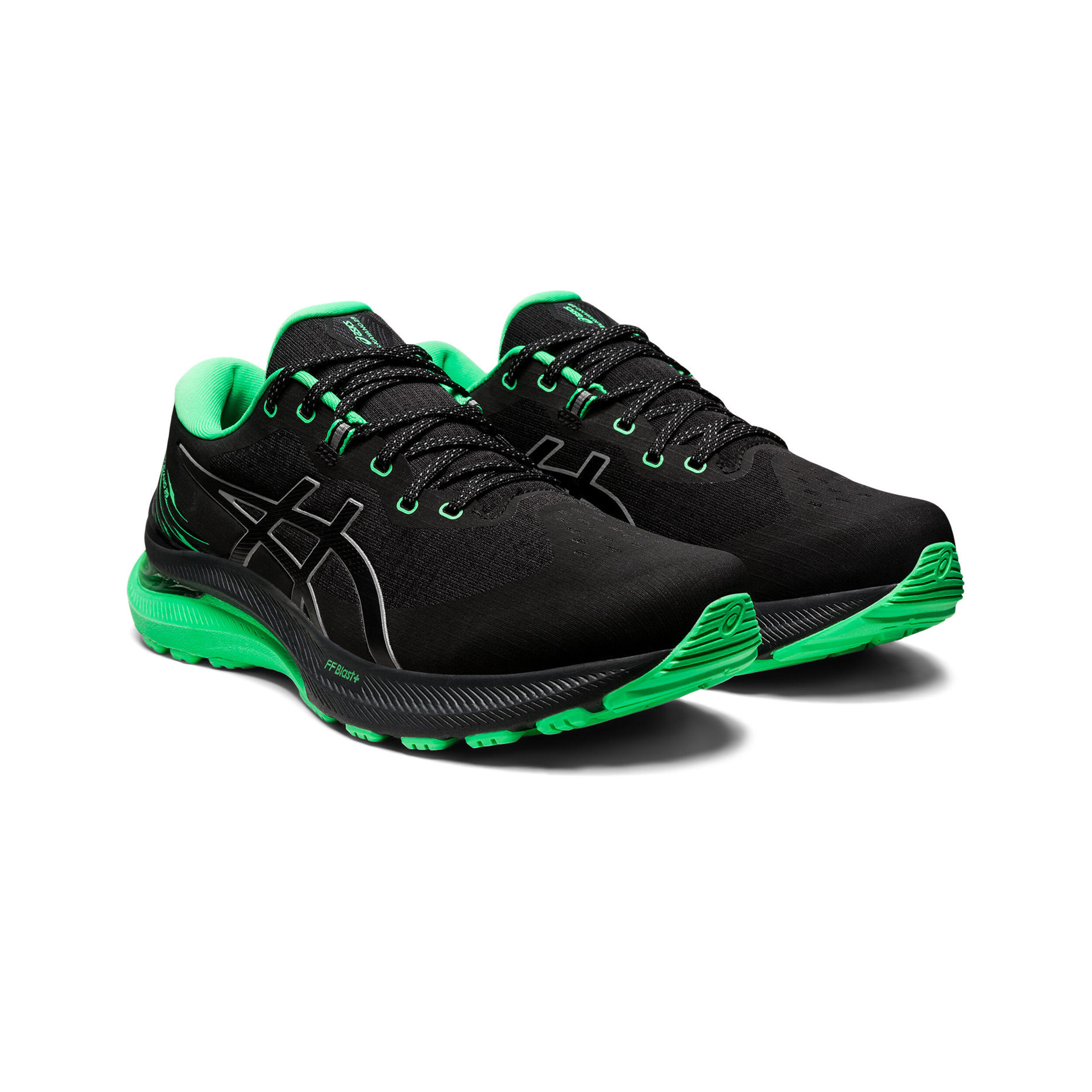 Asics kayano hotsell 24 black green
