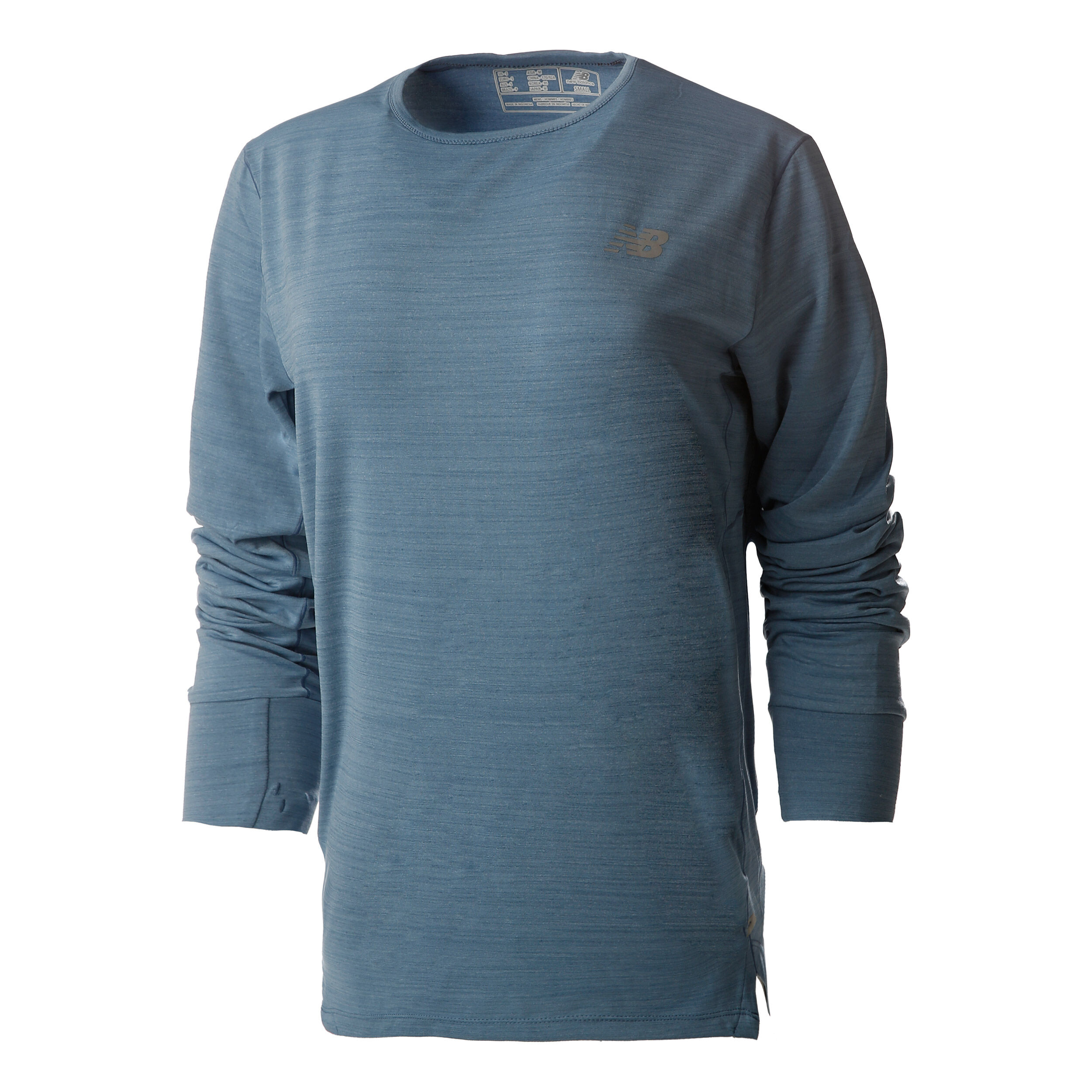Buy New Balance Seasonless Long Sleeve Men Grey Blue online Running Point COM