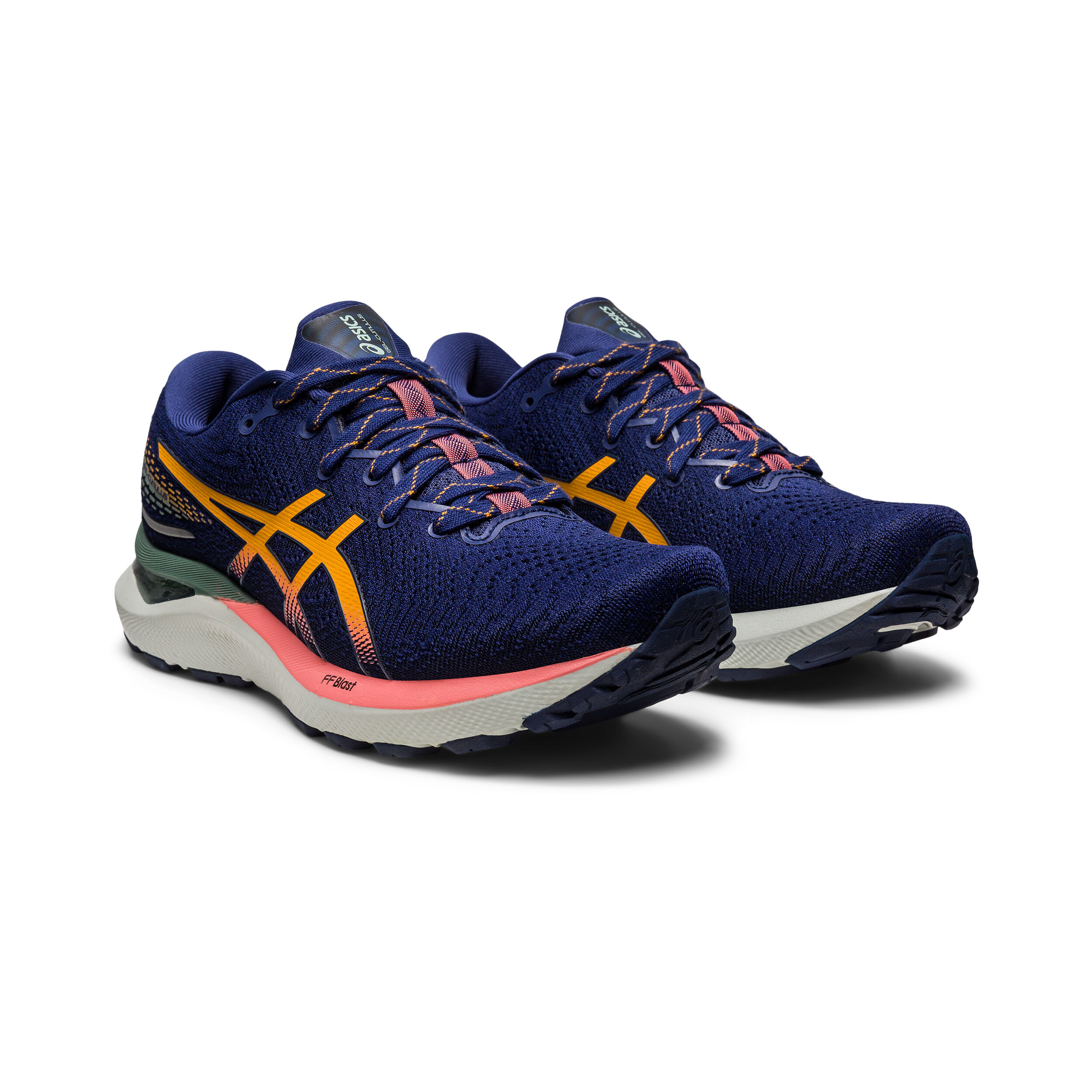 Asics orange blue sales
