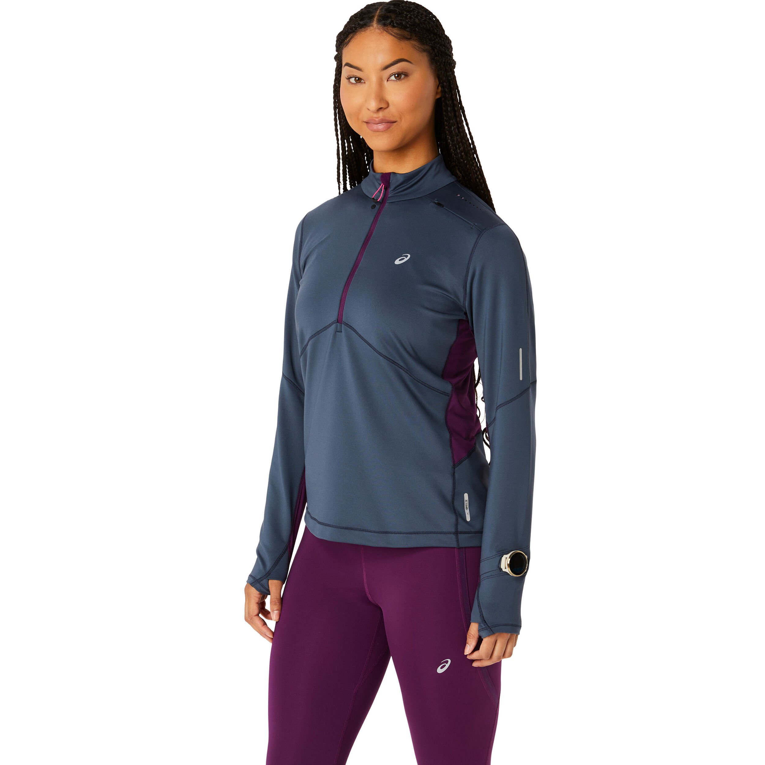 Buy ASICS Winter Run Half-Zip Midlayer Running Top Women