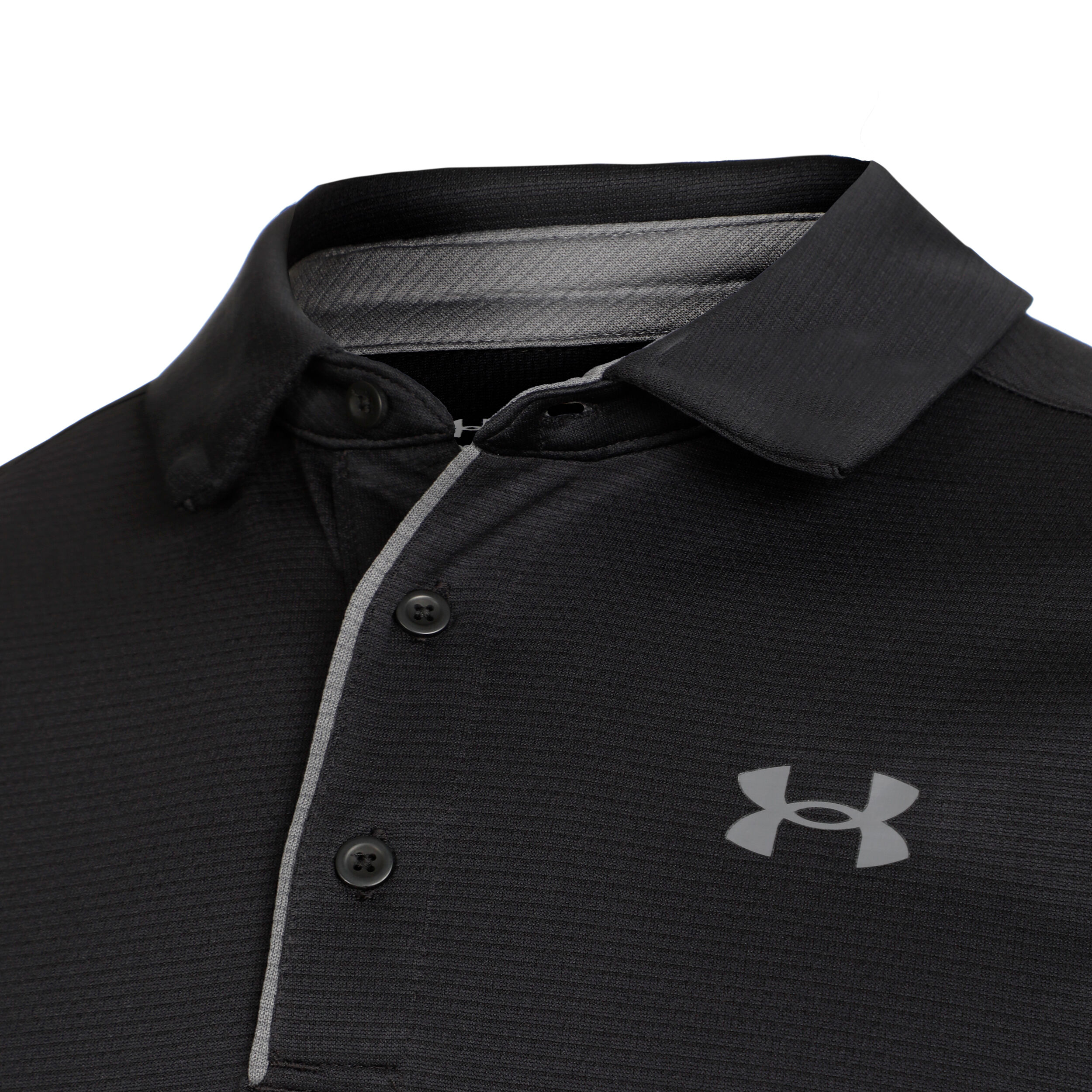 Tech Polo Men Black Grey