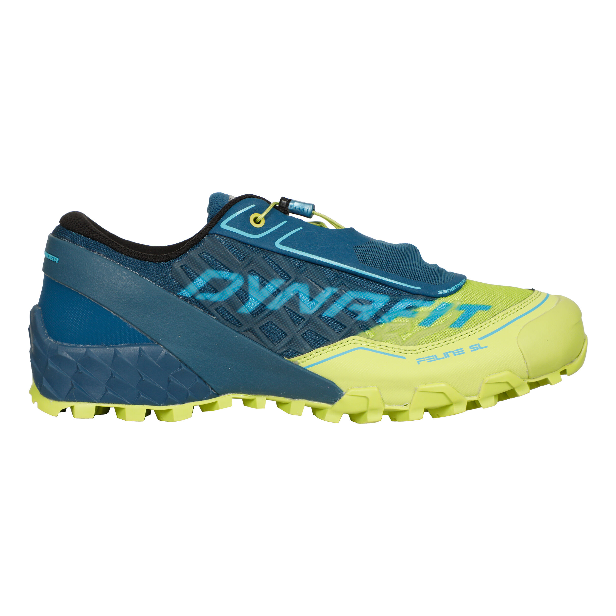 Buy Dynafit Feline SL Trail Running Shoe Men Dark Blue Neon Green online Running Point COM