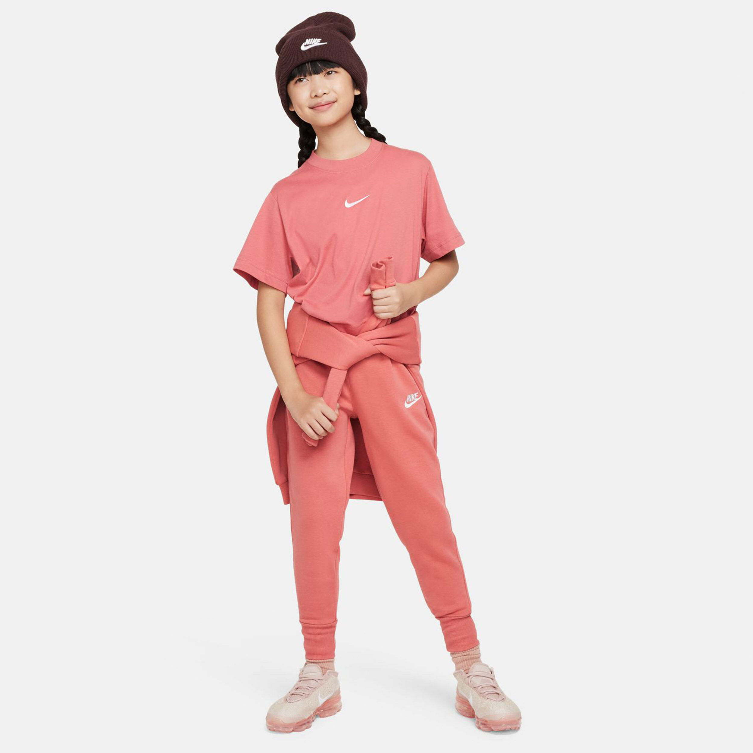 Buy Nike New Sportswear Essential Boxy T Shirt Girls Coral online Running Point COM