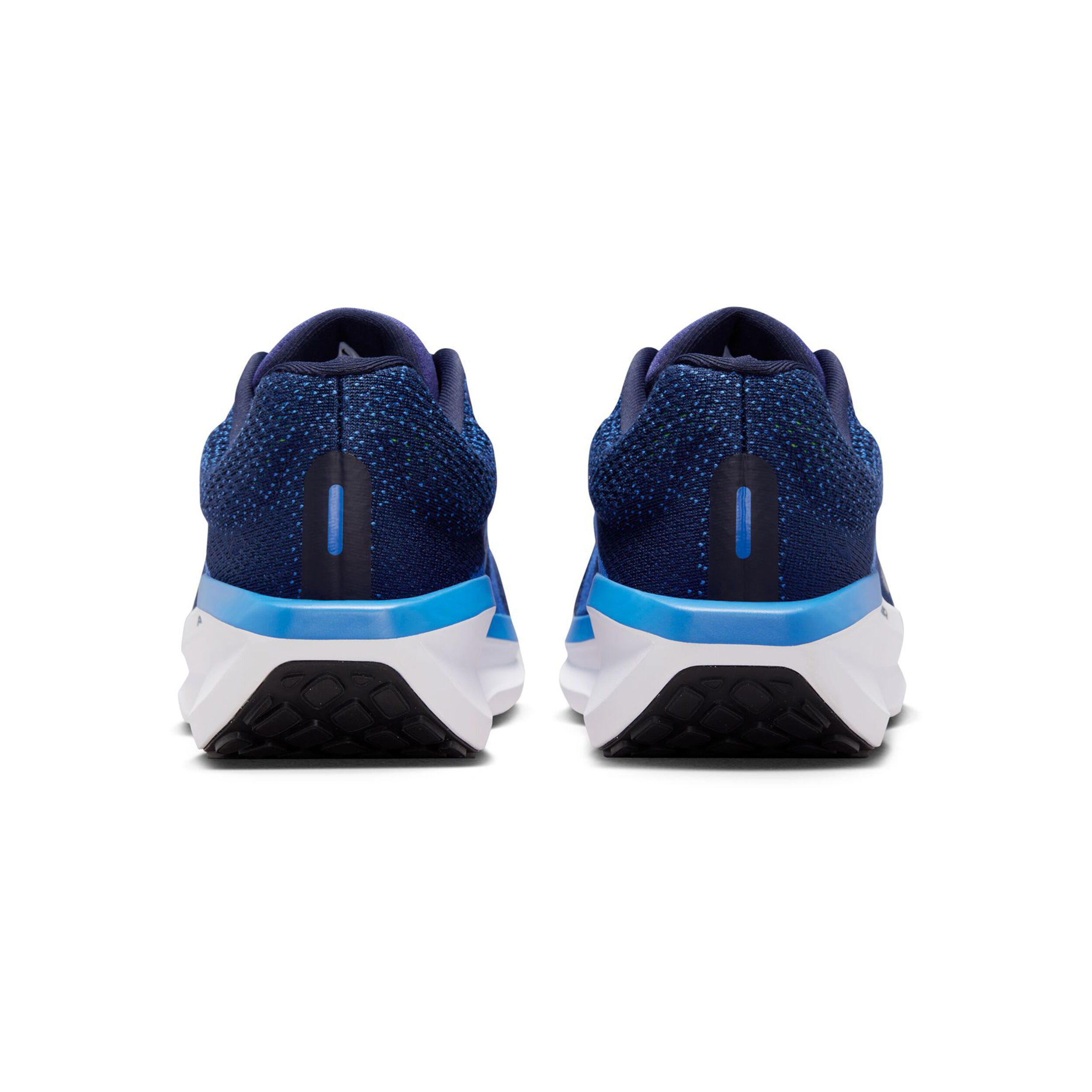 Nike men blue running shoes top