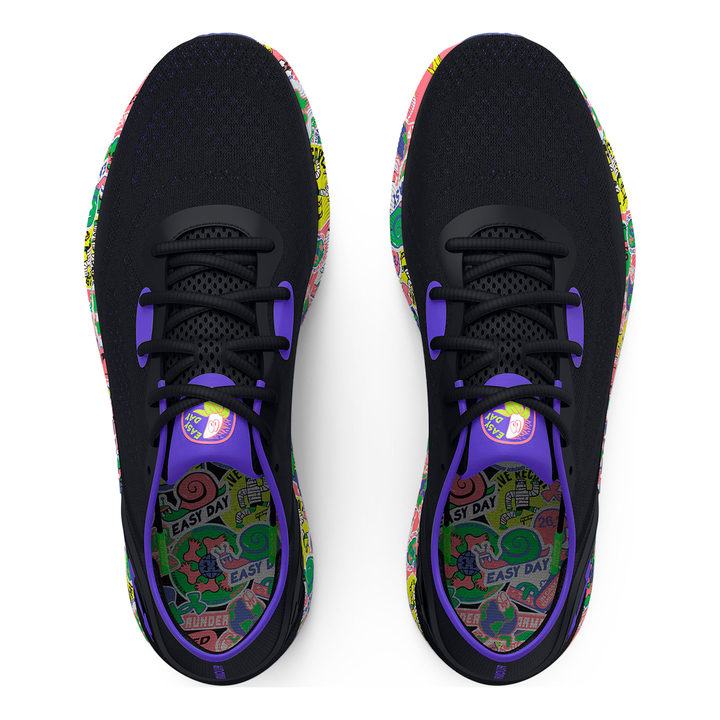 Buy Under Armour HOVR Sonic 5 Run Squad Neutral Running Shoe Men Black Violet online Running Point COM