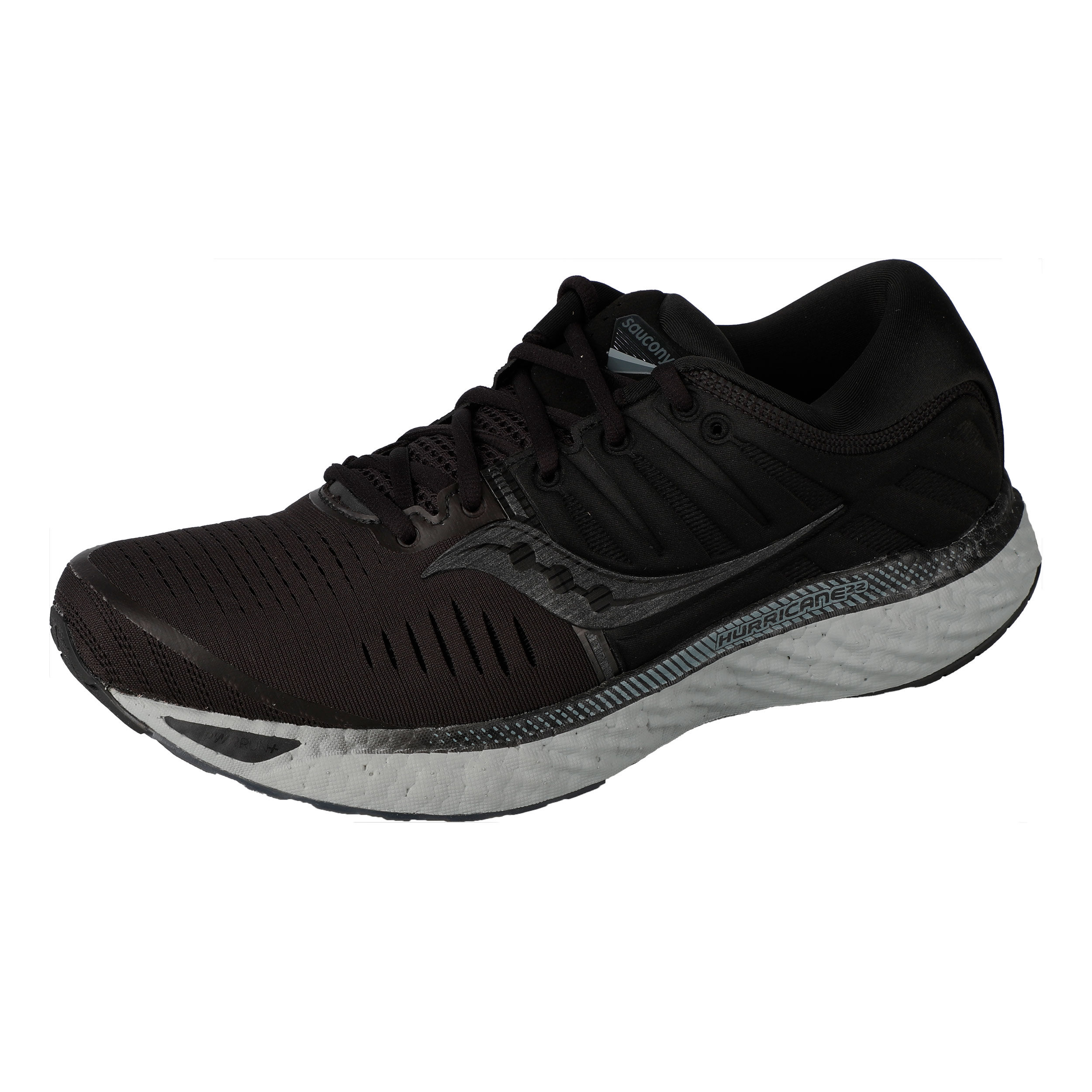 Buy Saucony Hurricane 22 Stability Running Shoe Men Black Dark Grey online Running Point COM