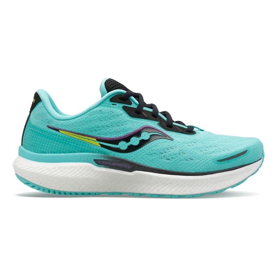 Buy Saucony Triumph 19 Neutral Running Shoe Women Blue Grey online Running Point COM