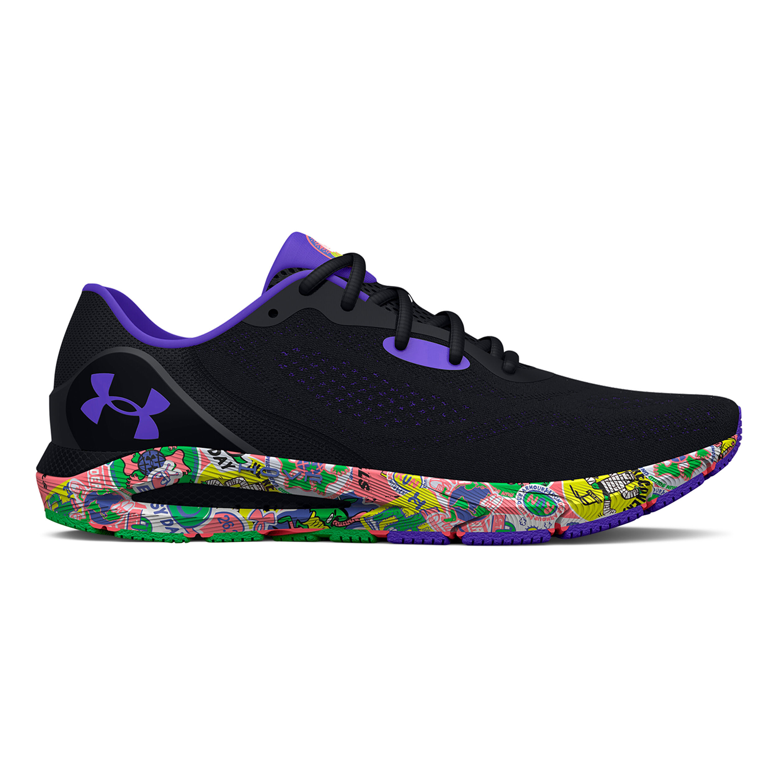 Buy Under Armour HOVR Sonic 5 Run Squad Neutral Running Shoe Men Black Violet online Running Point COM