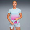 HYROX Graphic Running shirt Women-light blue, pink