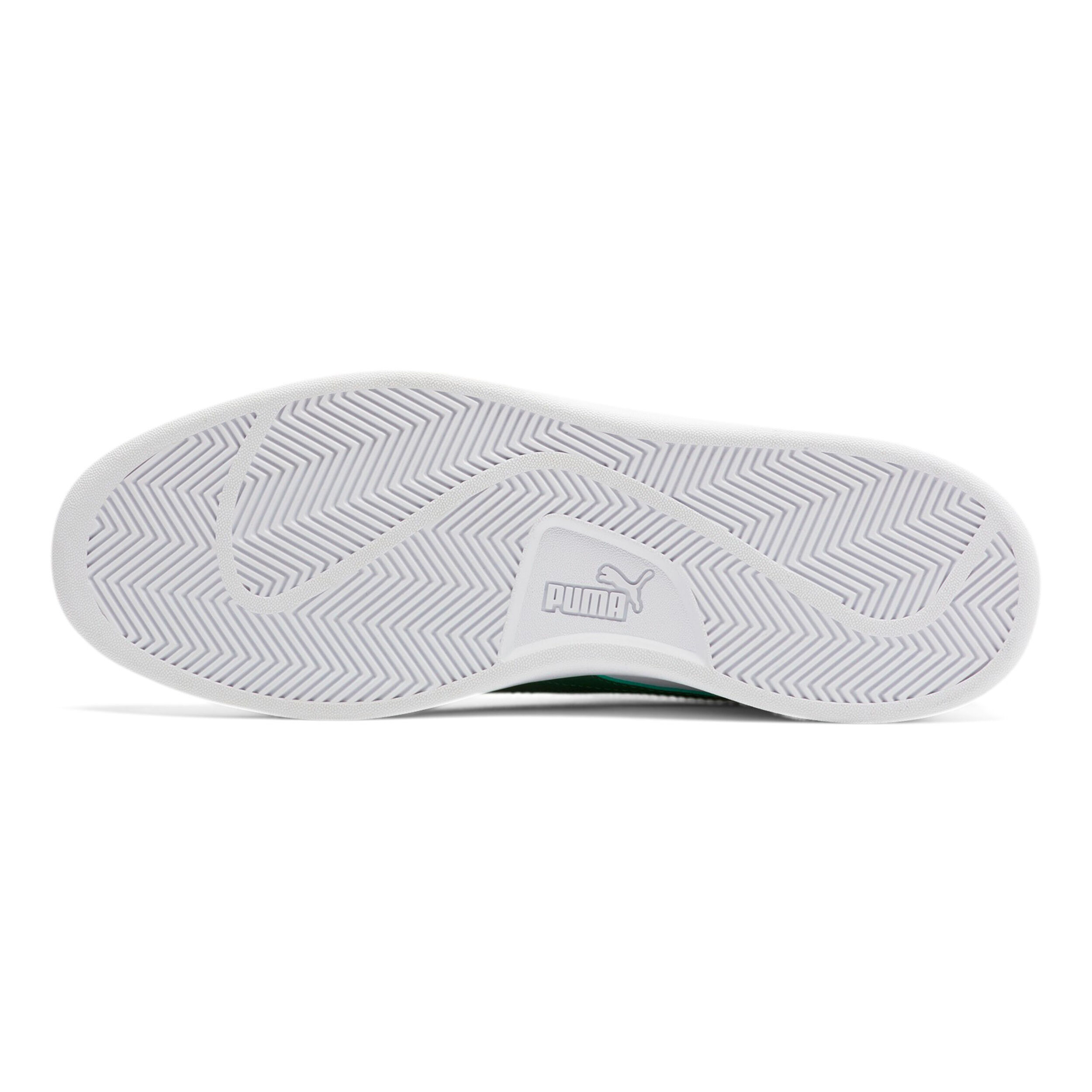 Puma smash v2 white green top