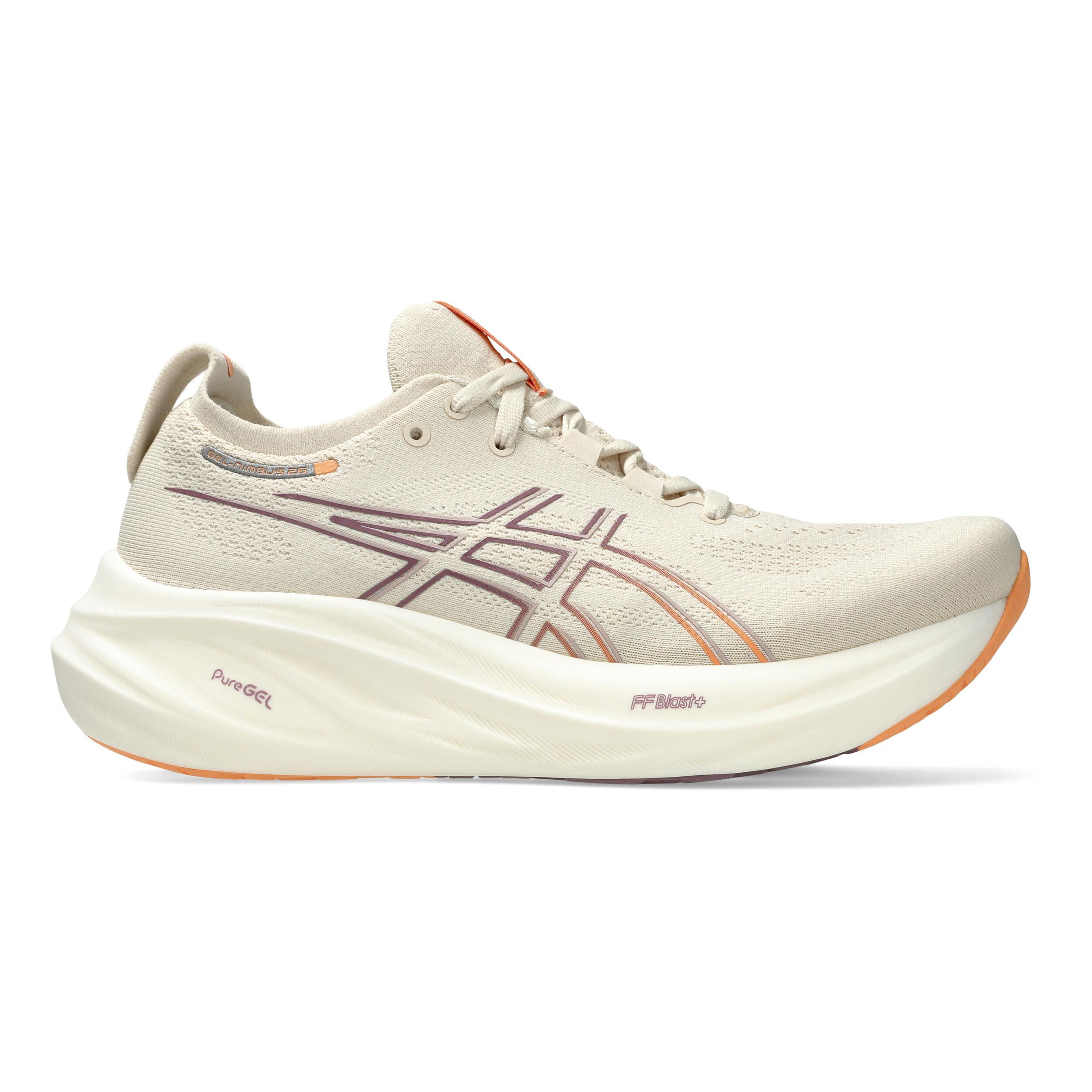 Buy ASICS Gel Nimbus 26 Neutral Running Shoe Women Beige Orange online Running Point COM