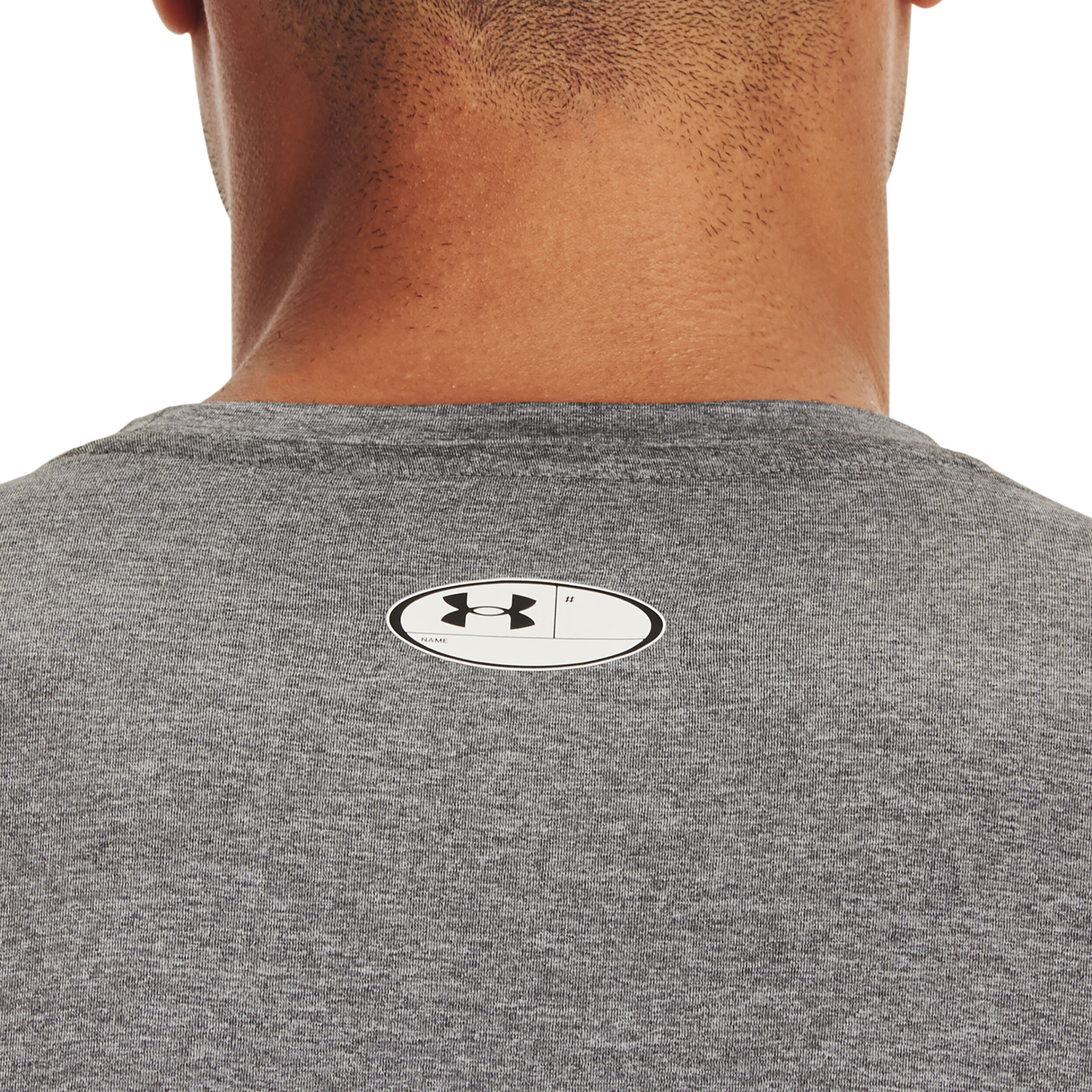 Buy Under Armour Heatgear Fitted T Shirt Men Grey online Running