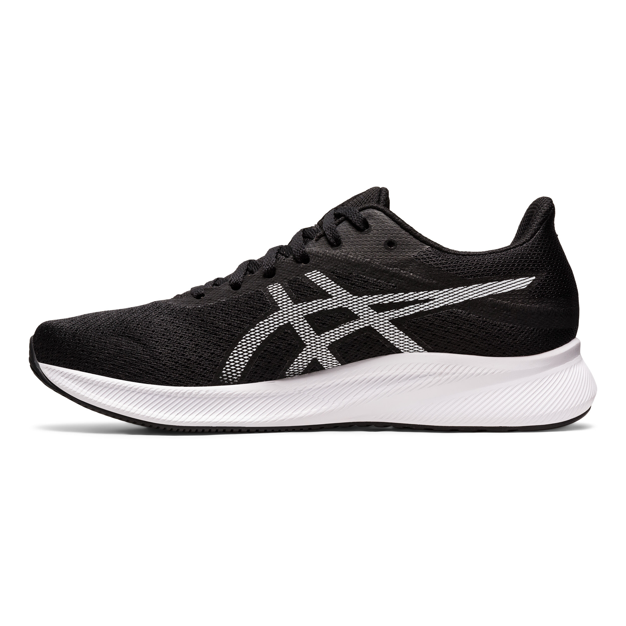 Buy ASICS Patriot 13 Neutral Running Shoe Men Black White online