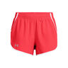 Fly By 3in Running Shorts Women-Red,White