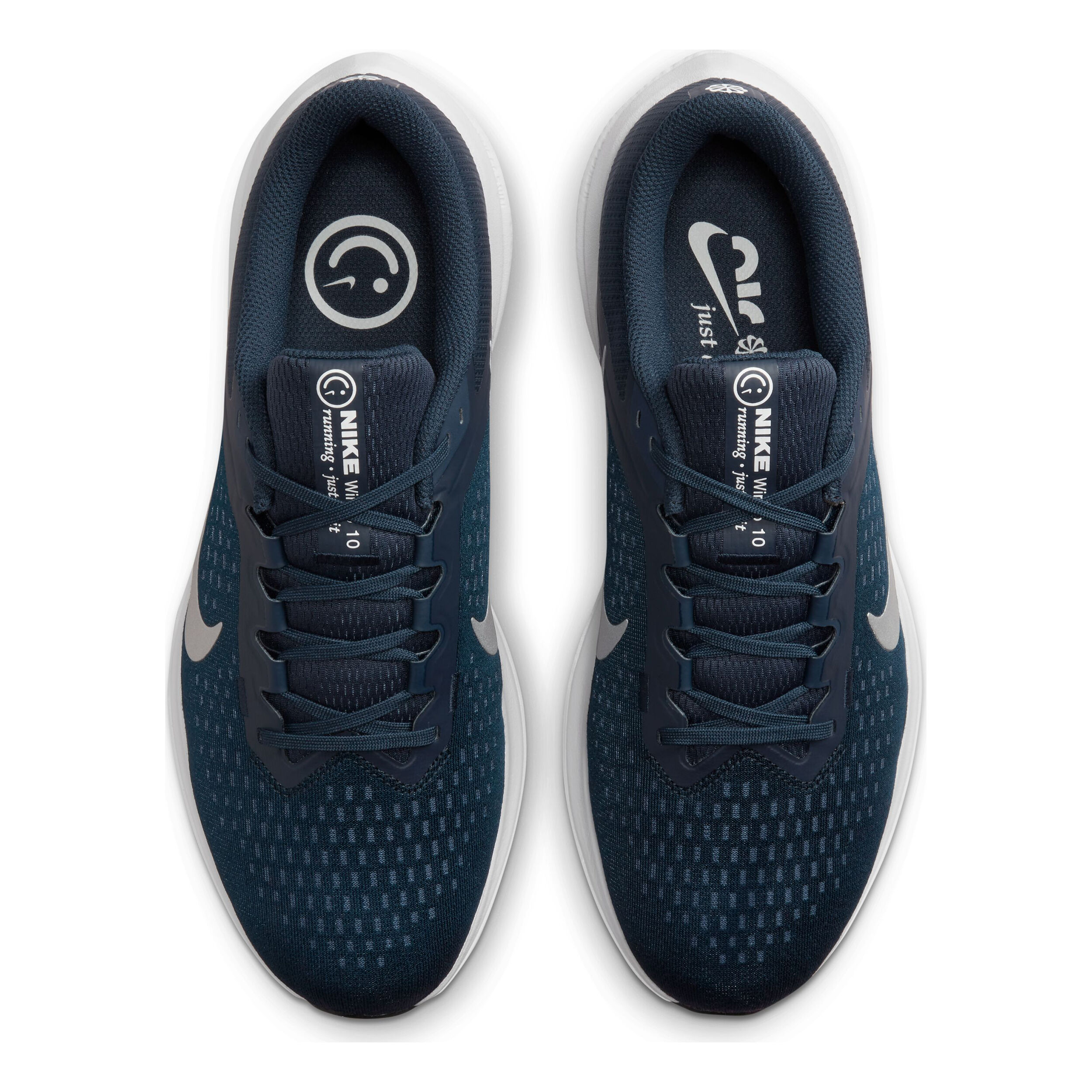 Nike mens navy blue shoes cheap