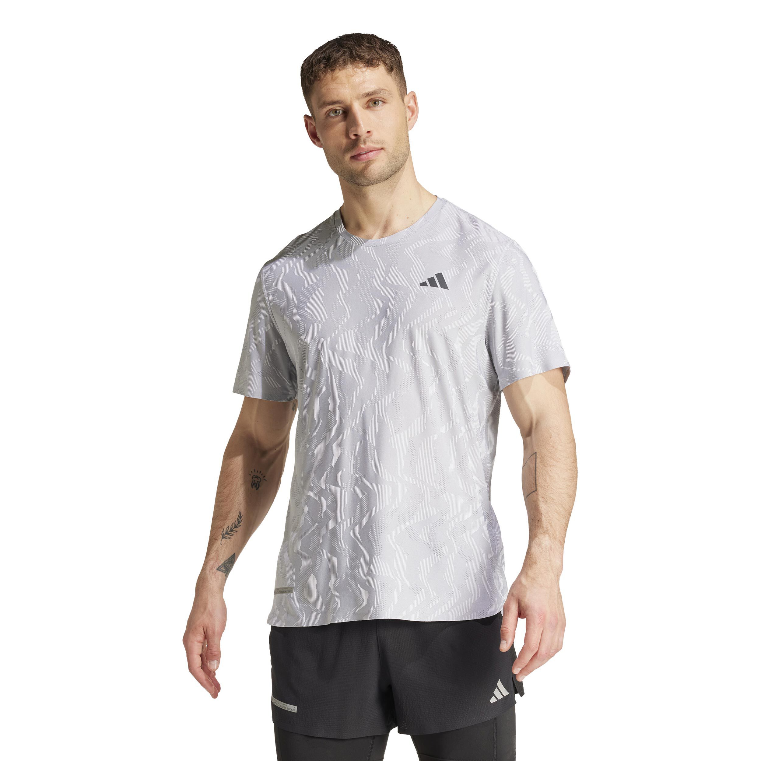 Buy adidas Ultimate Engineered Running Shirt Men Silver online Running Point COM