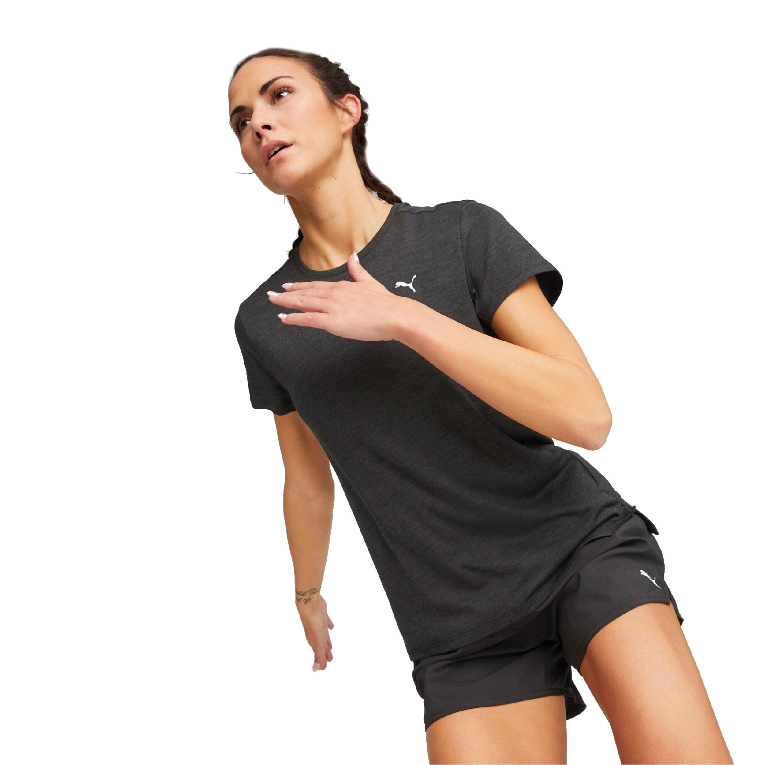 プーマ PUMA Run Favorite Heather Tee レディース シャツ トップス Sunset Glow PUMA Women's Run Favorite Tee, Sunset Glow, XX-Large