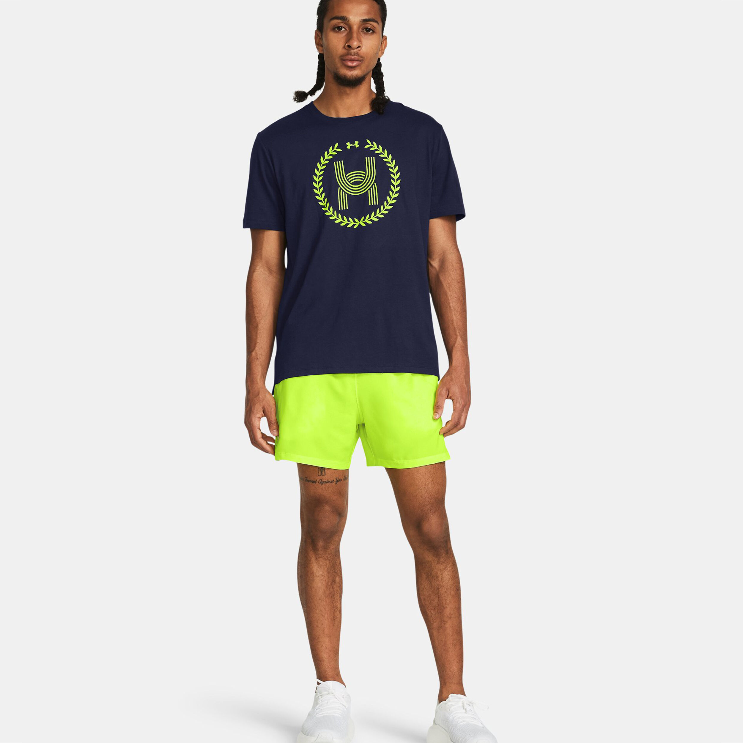 Buy Under Armour Launch 5 Inch Shorts Men Neon Yellow online Running Point COM