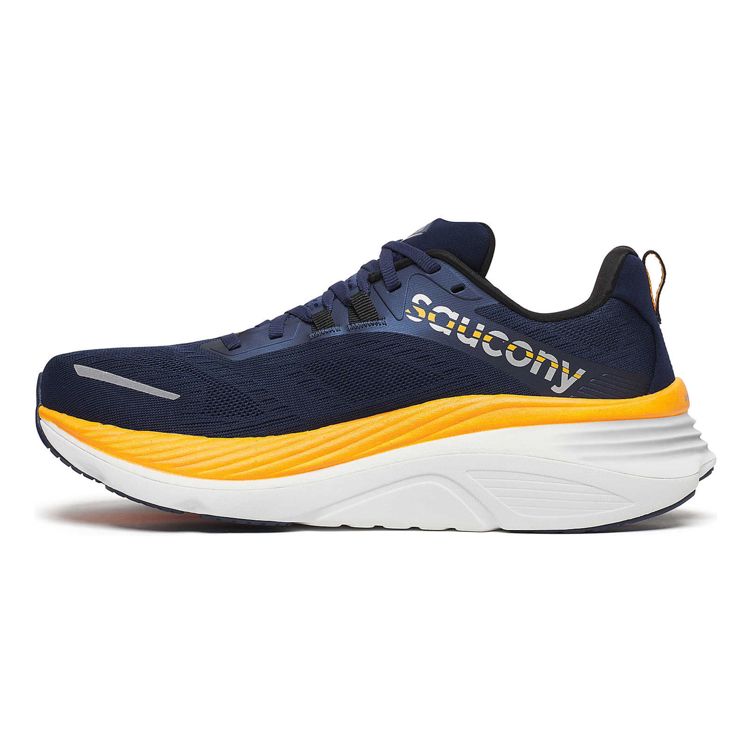 Buy Saucony Hurricane 24 Stability Running Shoe Men Dark Blue Orange in size 43 online Running Point COM