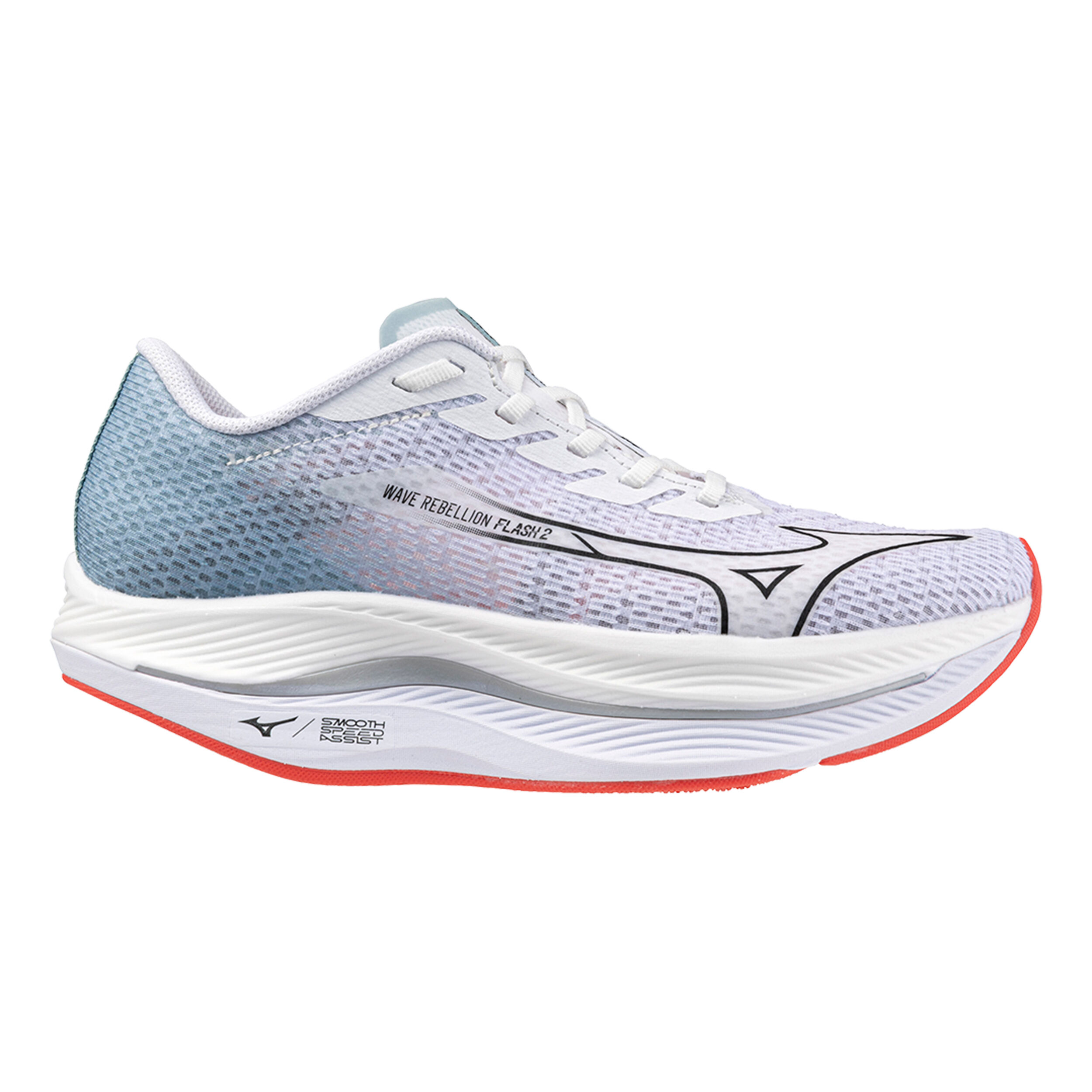 Buy Mizuno Wave Rebellion Flash 2 Competition Running Shoe Women White,  Mint in size 40,5 online | Running Point COM