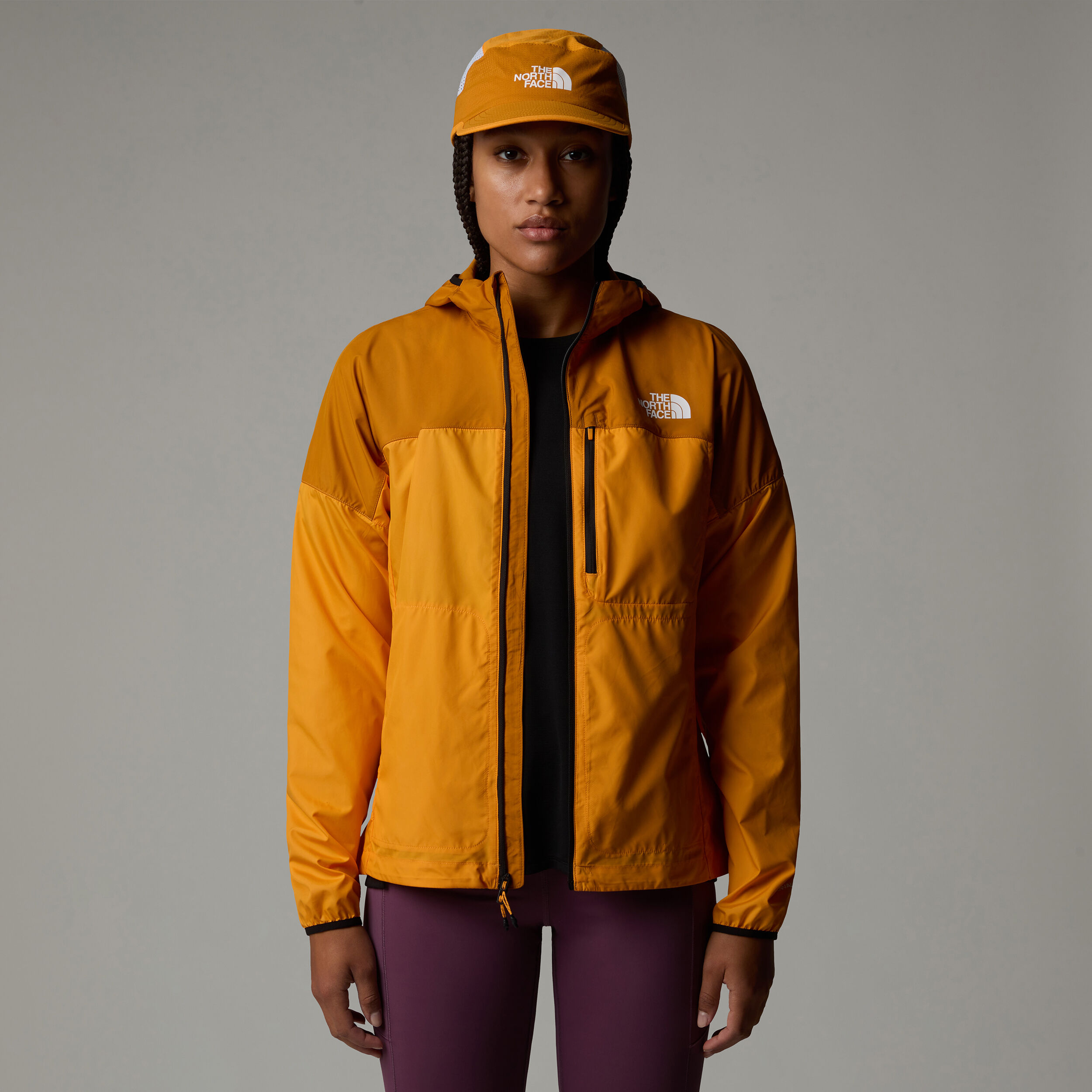 North face womens orange jacket 2025