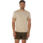 ASICS Clothing ASICS Road Seamless Running Shirt Men-Beige
