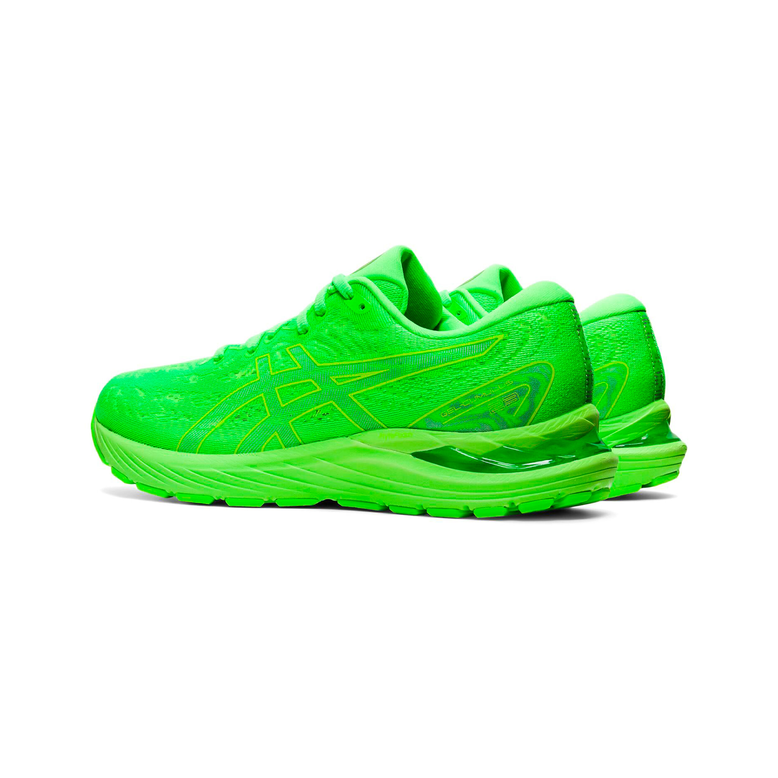 Neon green asics deals