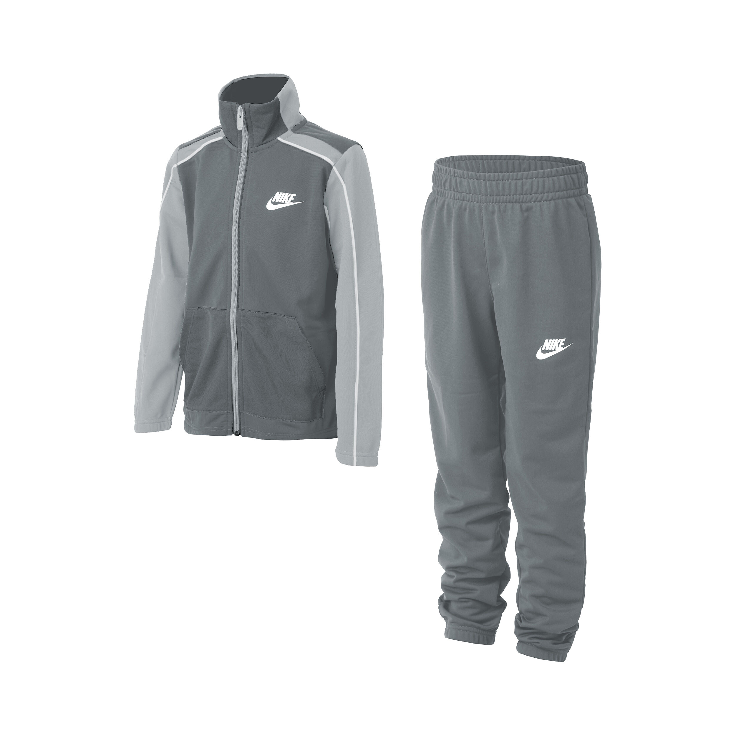 Buy Nike Sportswear Futura Tracksuit Boys Grey White online Running Point COM