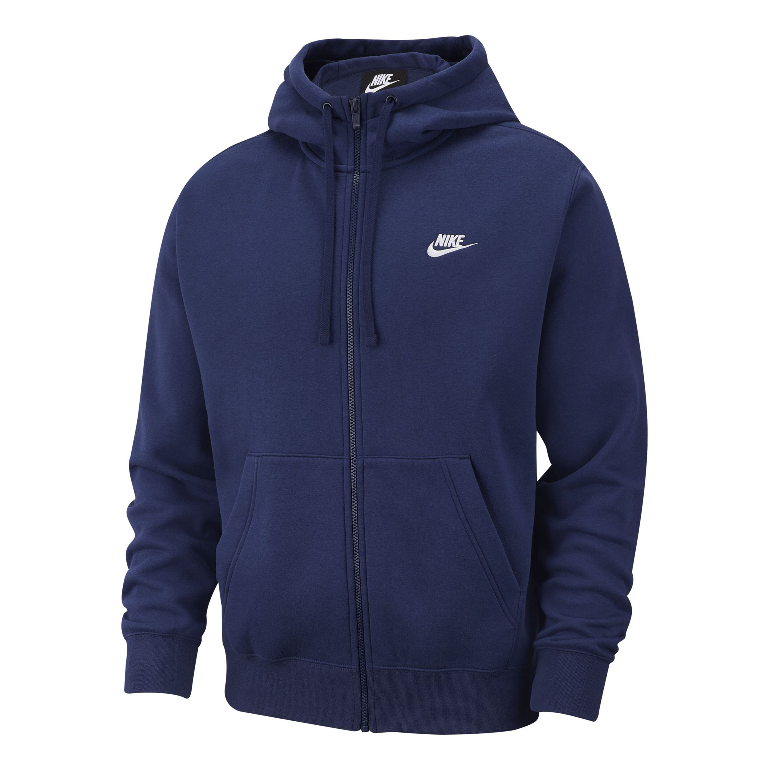 Buy Nike Sportswear Club Zip Hoodie Men Dark Blue White online Running Point COM