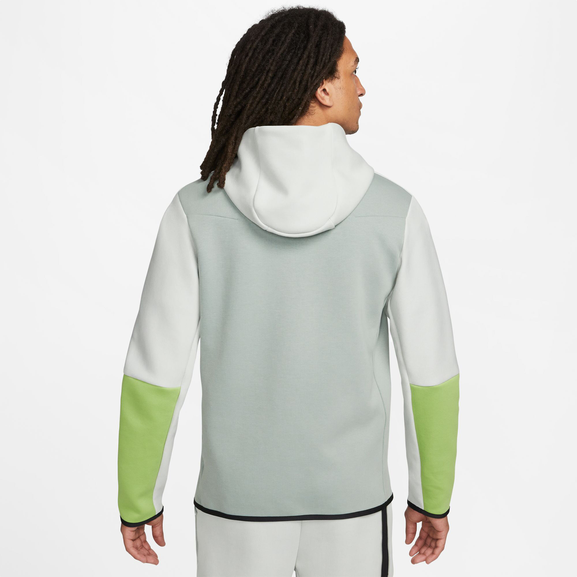Green and 2025 grey nike tech