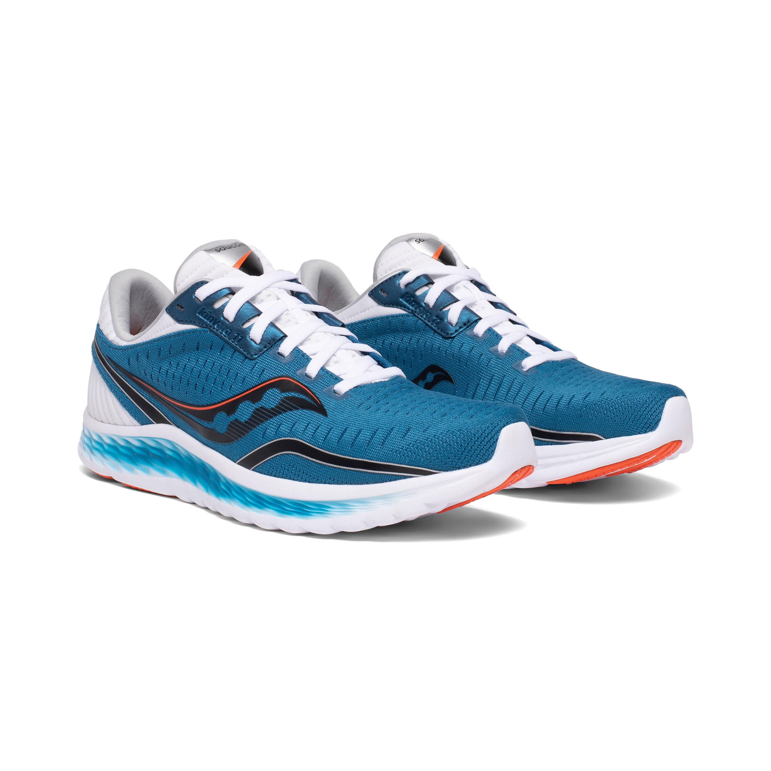 Buy Saucony Kinvara 11 Neutral Running Shoe Men Petrol White online Running Point COM