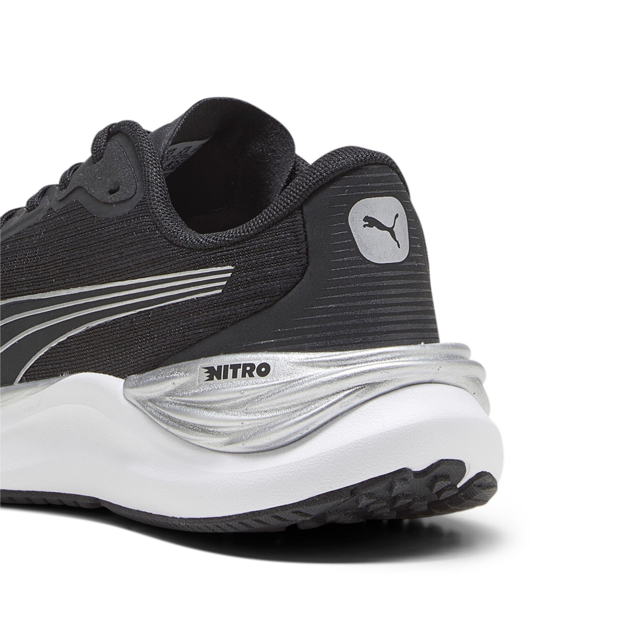 Black and silver puma shoes on sale