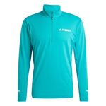 adidas Clothing adidas Terrex XPR Half-Zip Running Shirt Men-Green