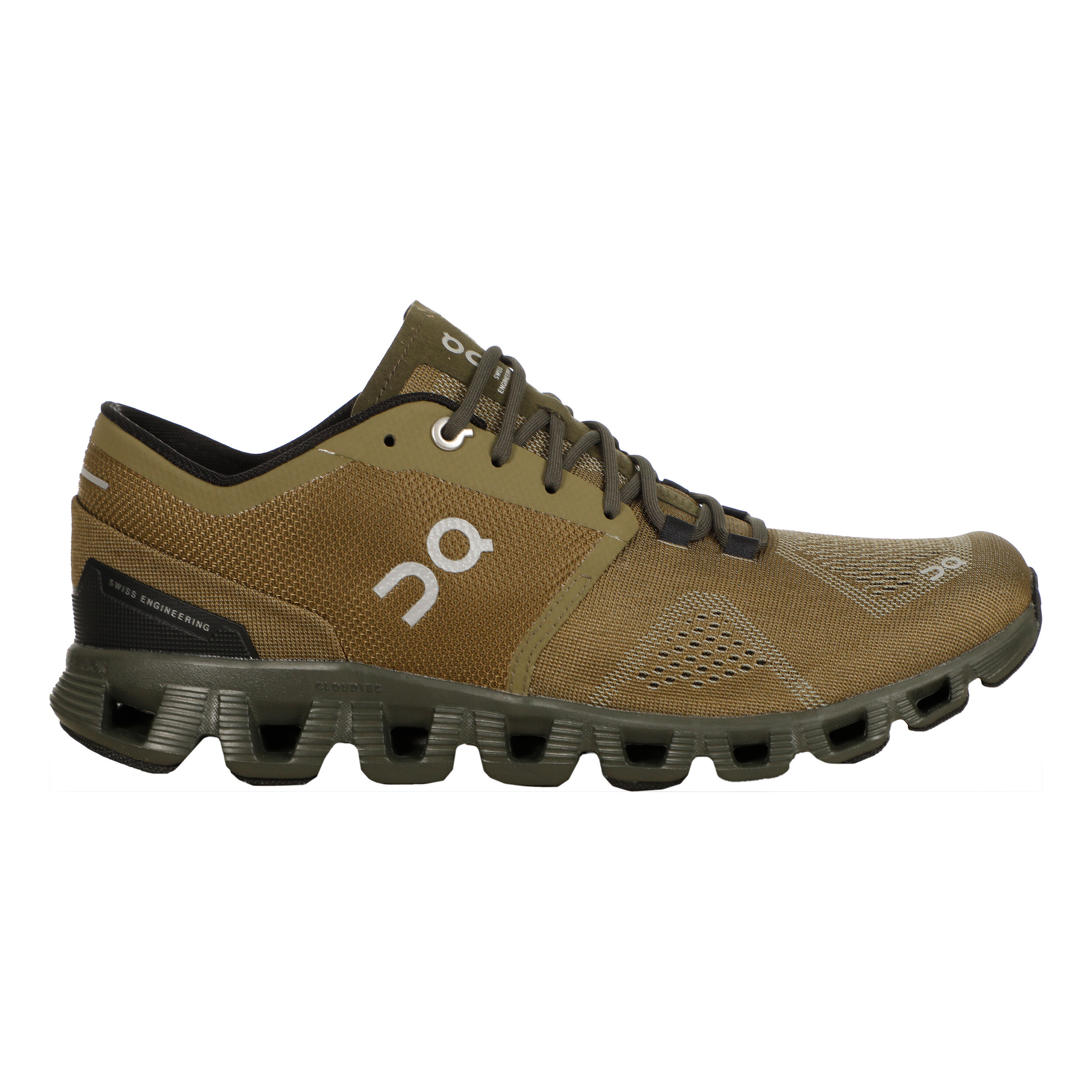 Cloud X Neutral Running Shoe Men Olive Green