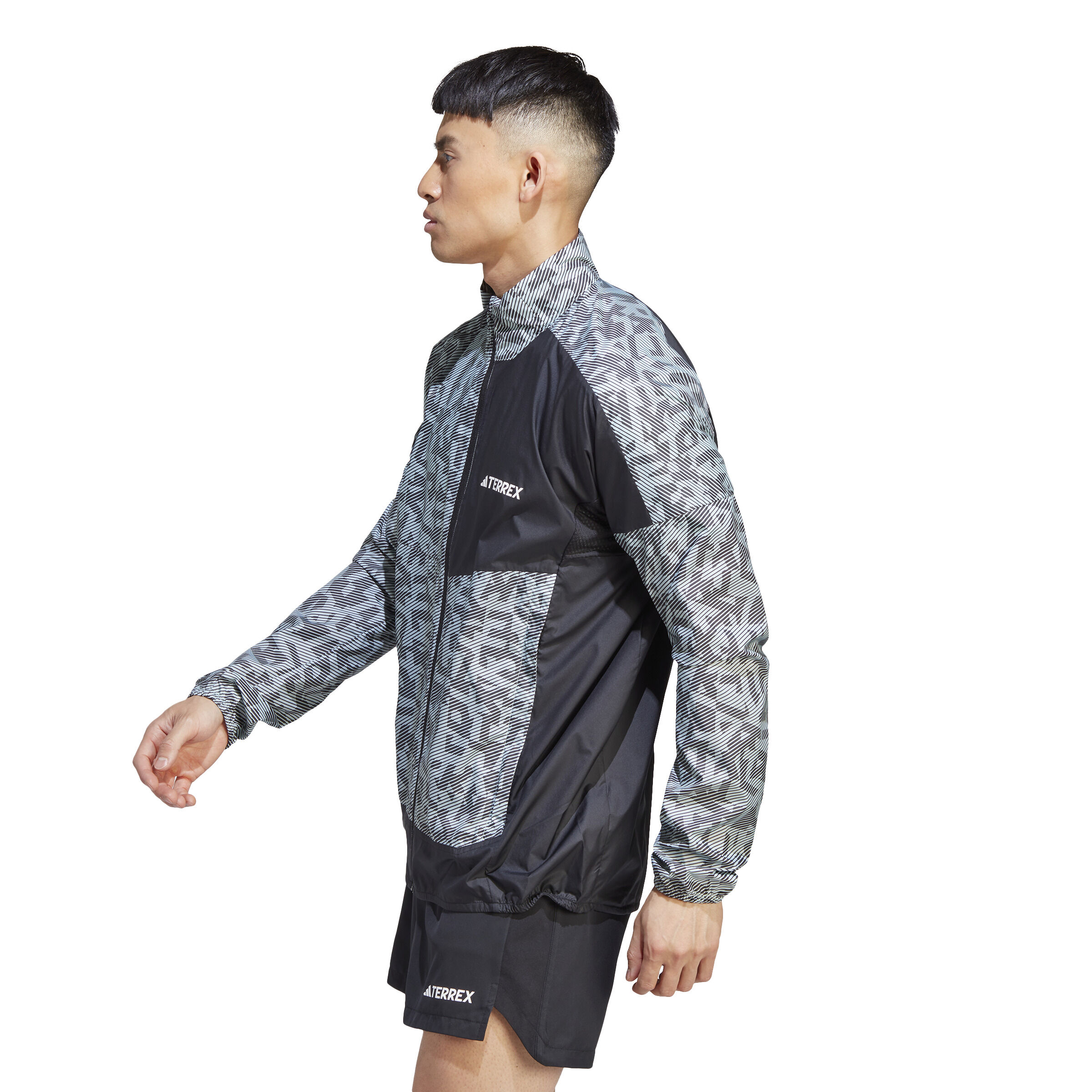 Buy adidas Terrex Trail Wind Running Jacket Men Grey, Black