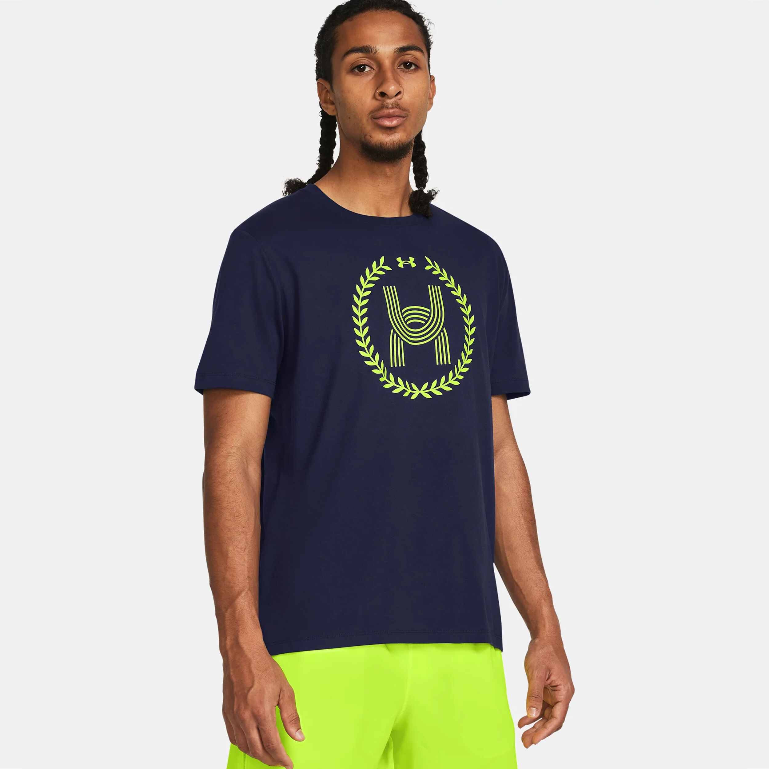Neon yellow under armour shirt 2025