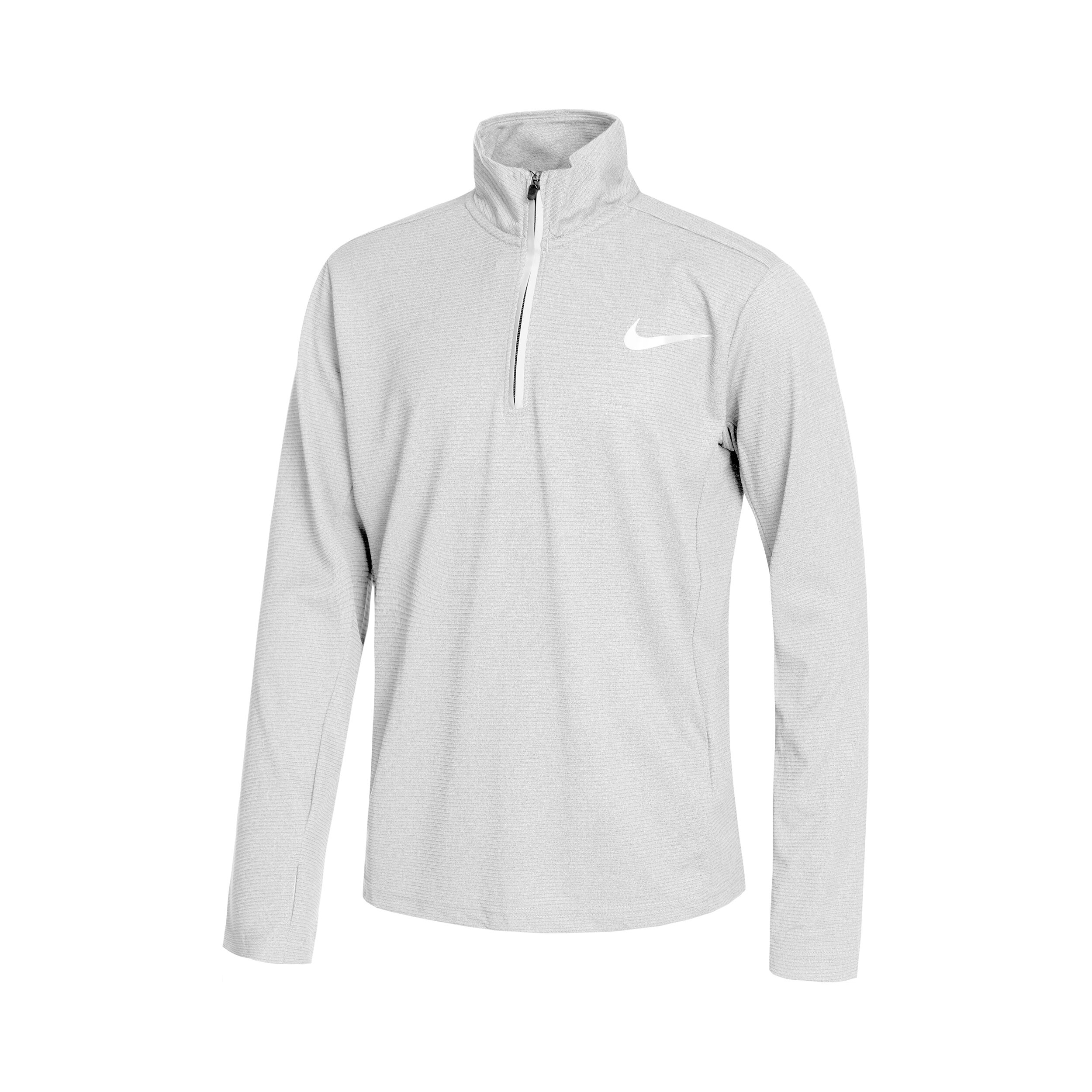 Nike quarter zip grey sale